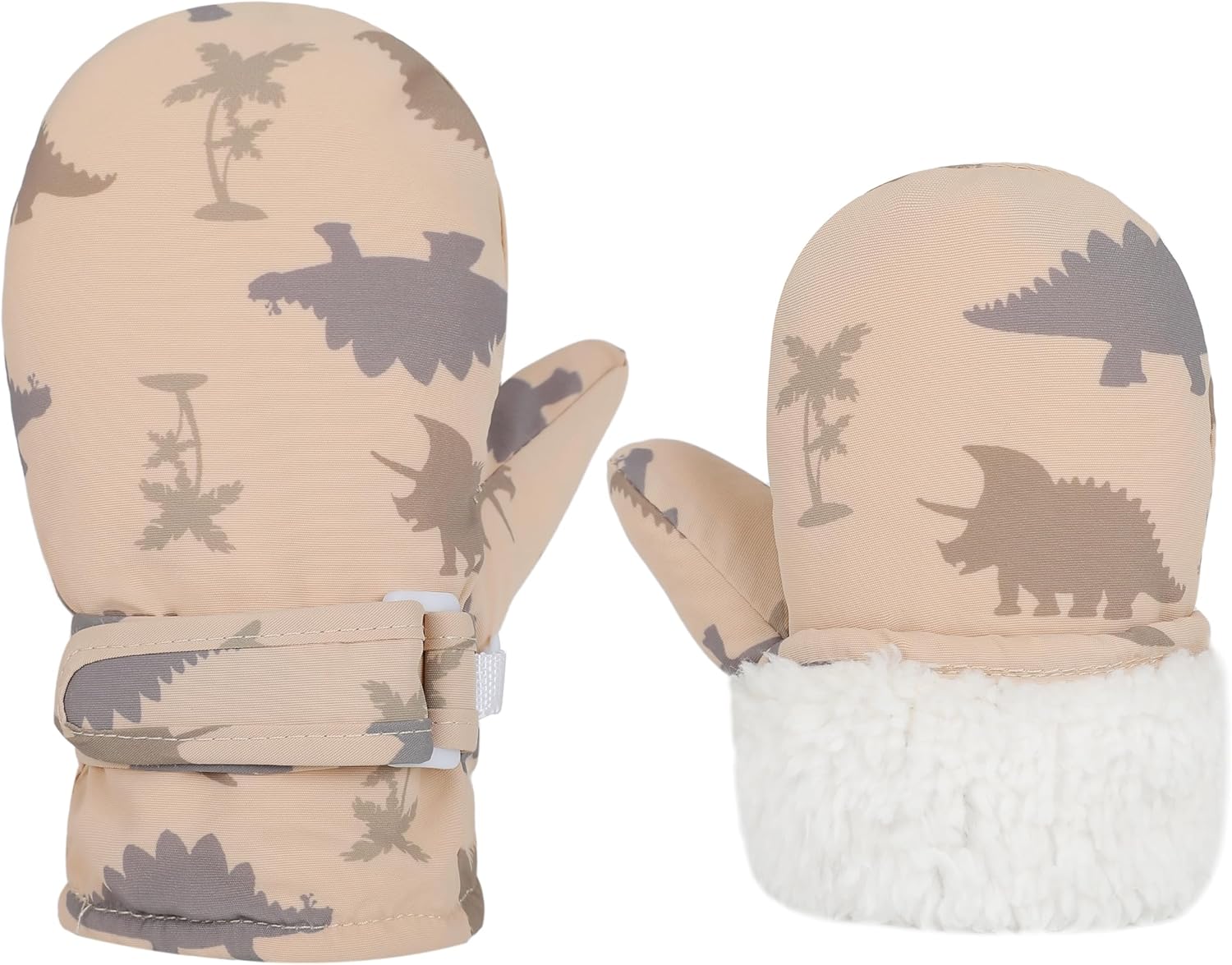 Toddler Gloves Kids Mittens Winter Warm Lined Fleece Gloves Waterproof Snow Baby Mitten for Boys Girls