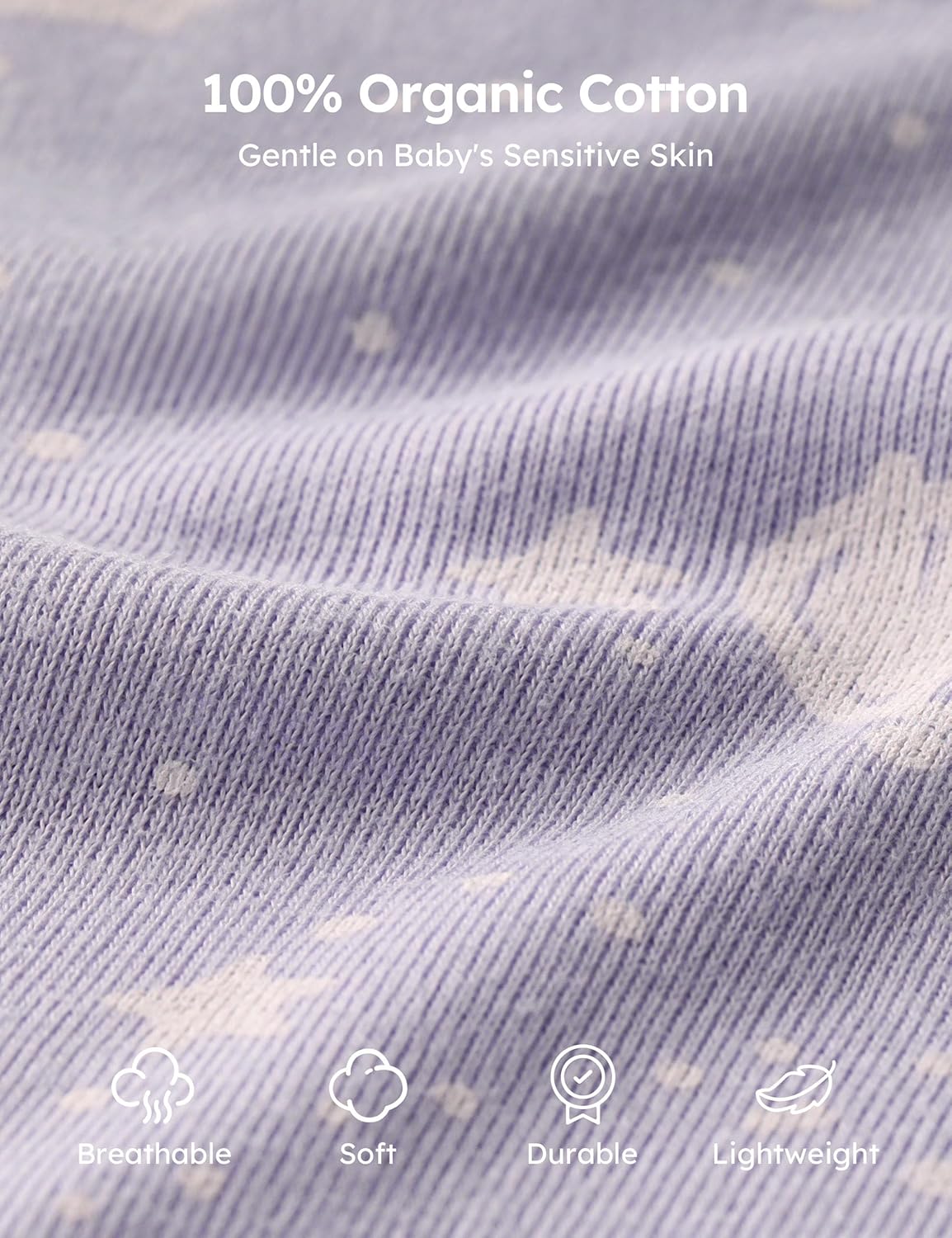 Yoofoss Baby Bodysuits 100% Organic Cotton Short Sleeve Infant Romper for Boy and Girl Baby Clothes, Soft Breathable