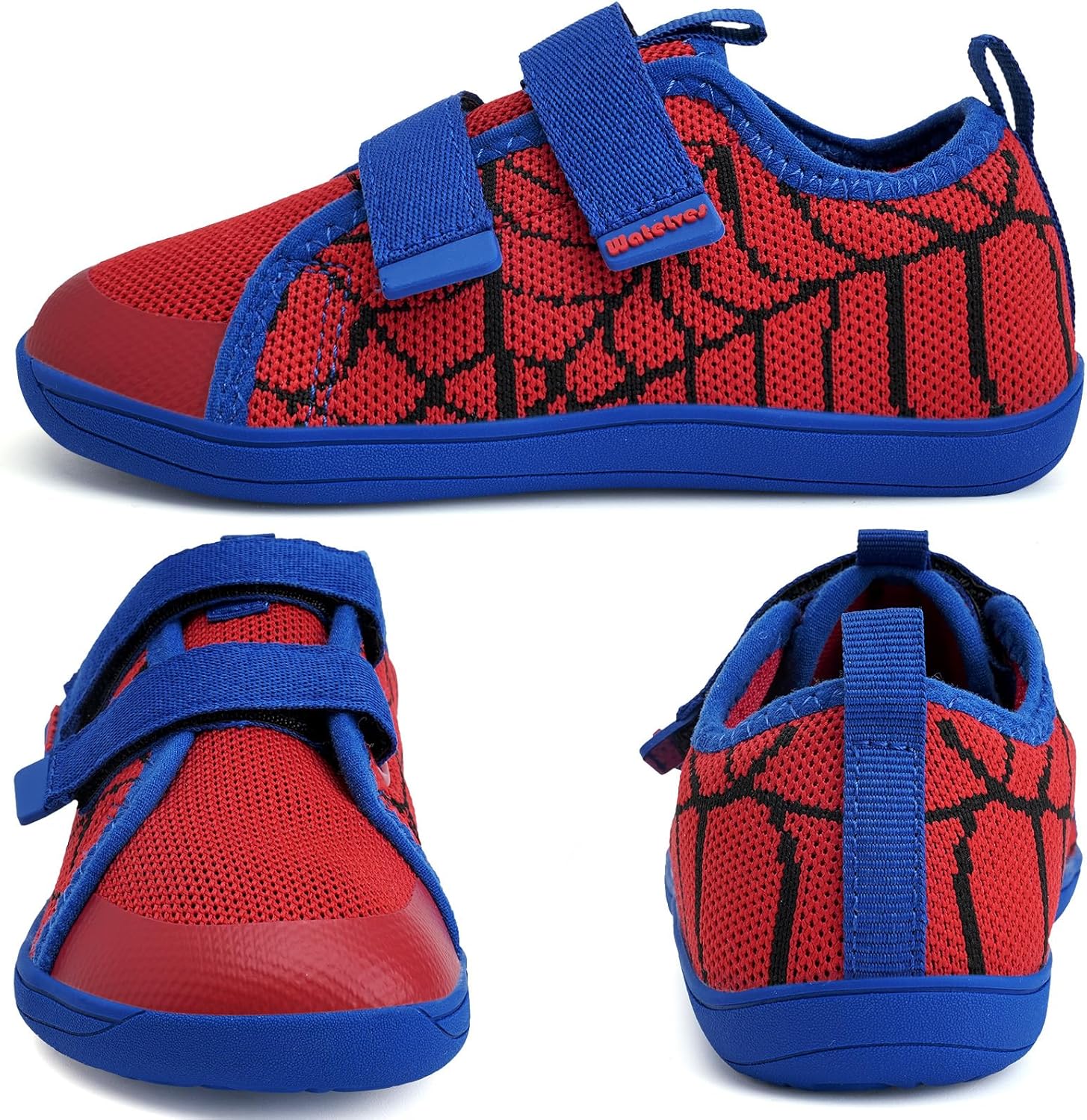 WateLves Toddler Little Kids Wide Barefoot Shoes The First Walking Shoes Girls Boys Breathable Zero Drop Minimalist Sneakers with Wide Toe Box Natural to Grow