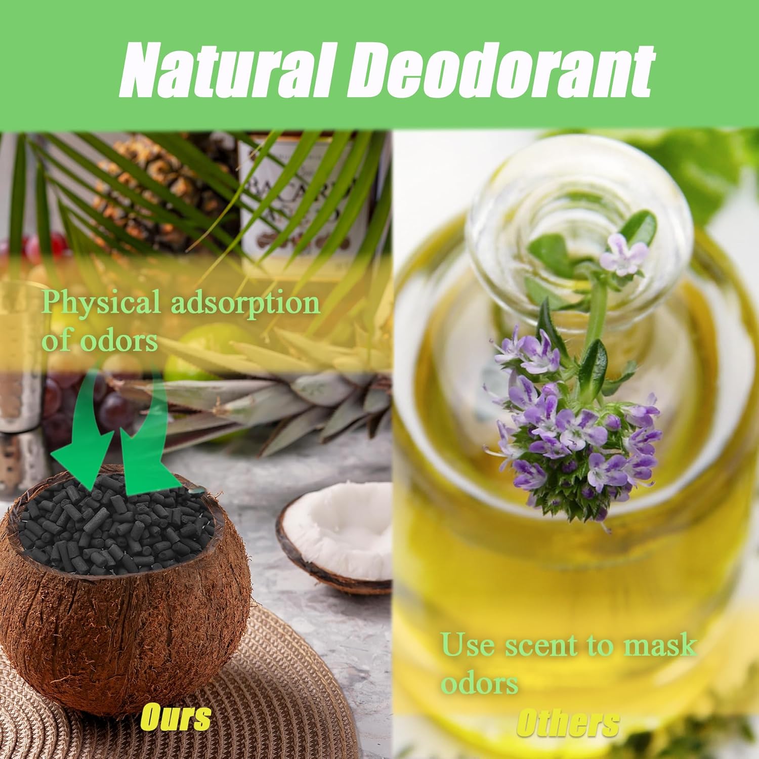 Diaper Pail Deodorizers Odor Eliminator Activated Charcoal Filter Refills Compatible with Ubbi Diaper Pail | 6 Pack Carbon Filter | Precise fit | Thickened | Natural, Keep Home Fresh