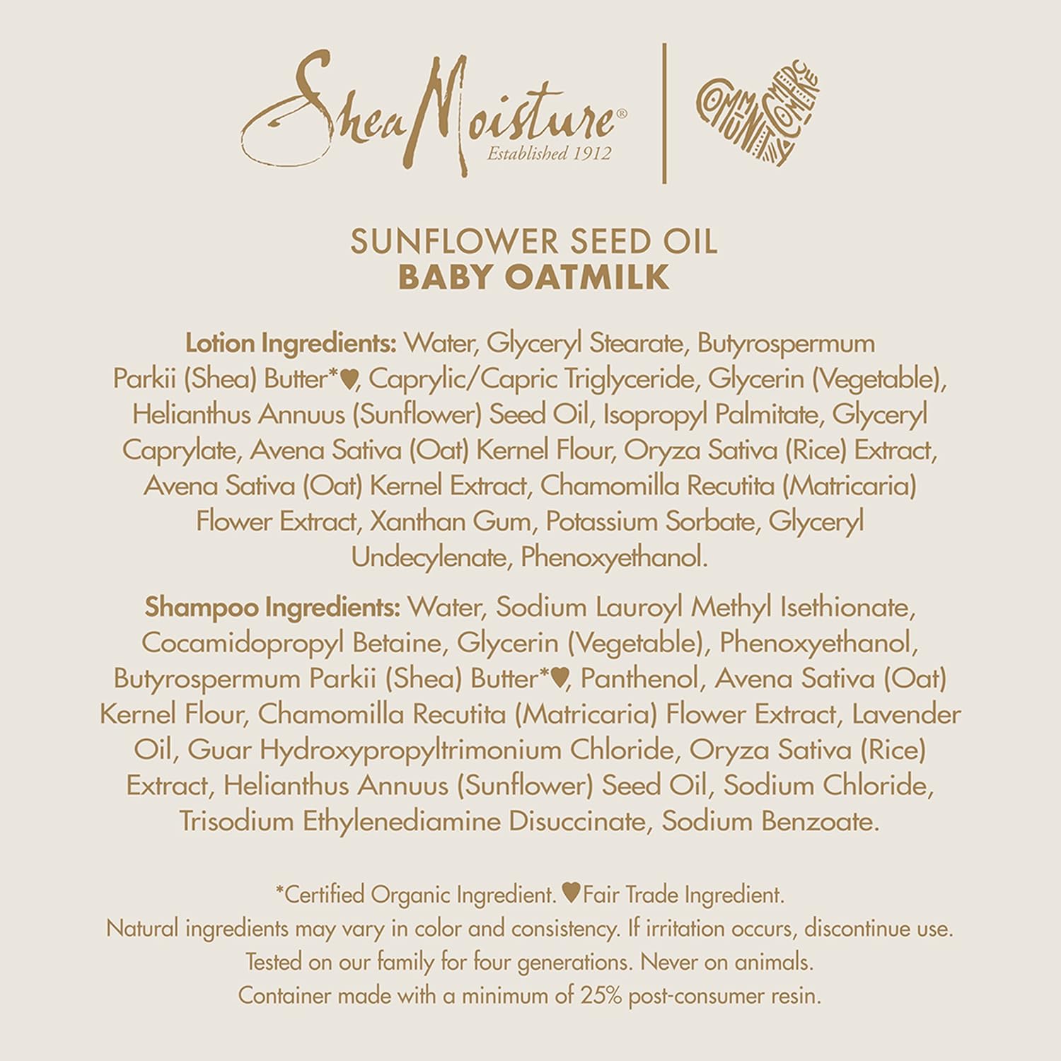 SheaMoisture Baby Wash and Shampoo 21 oz 2 Count - Oat Milk and Rice Water Care with Shea Butter for Sensitive and Dry Skin, Hypoallergenic, Sulfate and Paraben Free, Fragrance Free