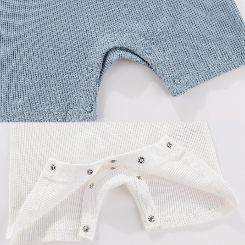 Baby Bodysuits Solid Romper One-Piece Newborn Clothes 2 Pack Baby Shower Gifts