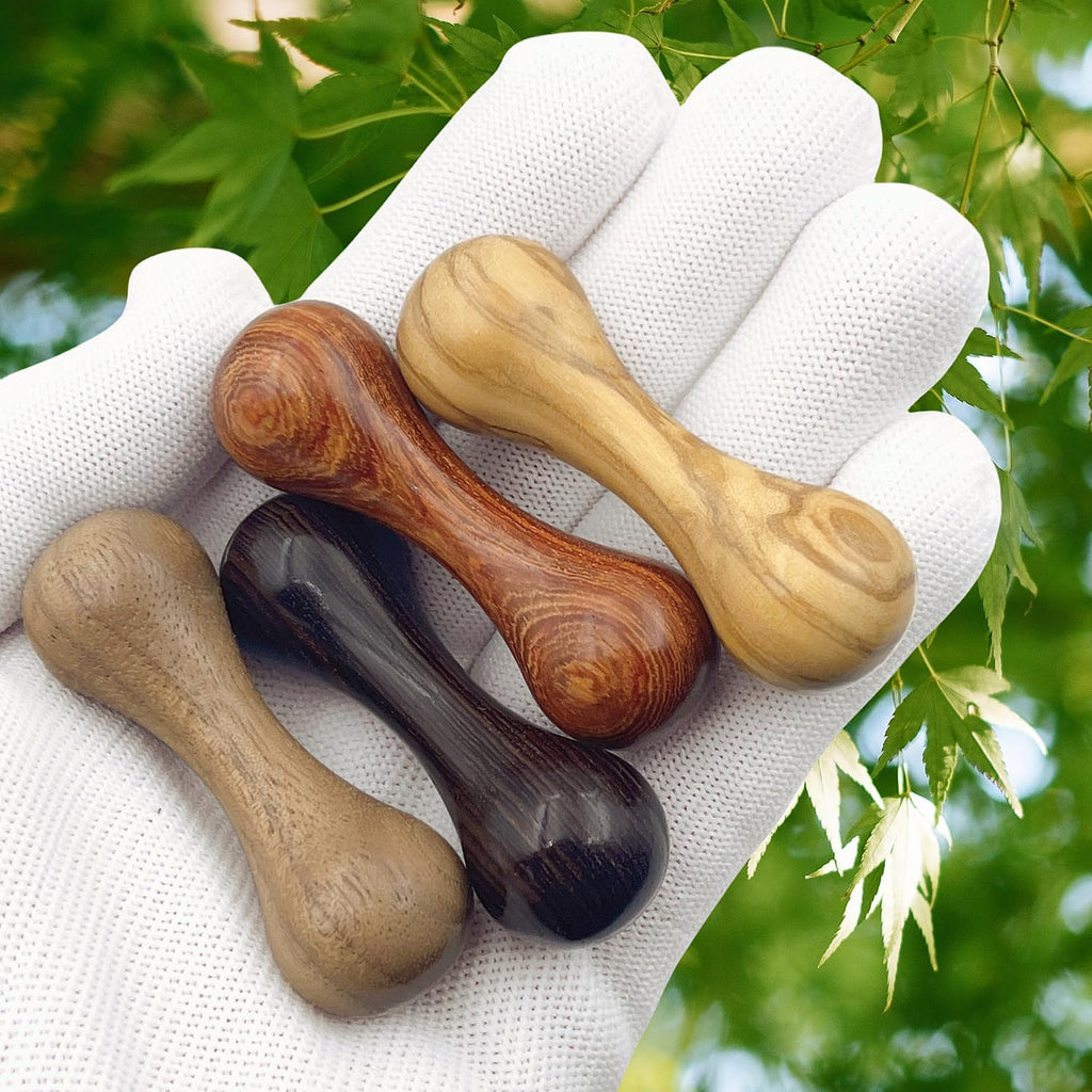 Knucklebone Wooden Bone Toys, Finger Skill Toys, Portable EDC Desktop Fidget Toys, Leisure Toys Suitable for Many Scenes (Ebony)