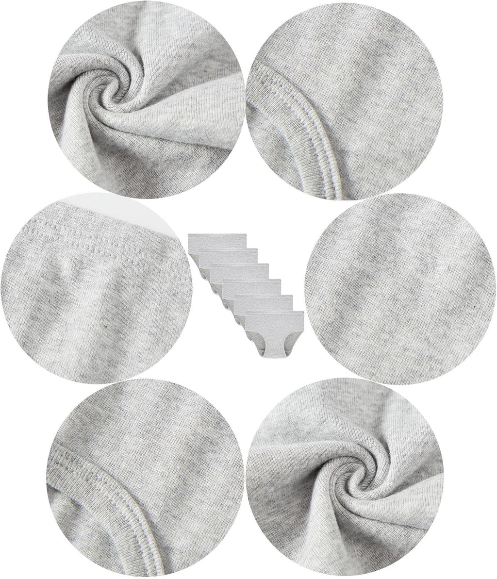 Cadidi Dinos Little Girls' Soft Cotton Underwear Kids Cool Breathable Comfort Panty Briefs Toddler Undies(Pack of 6)