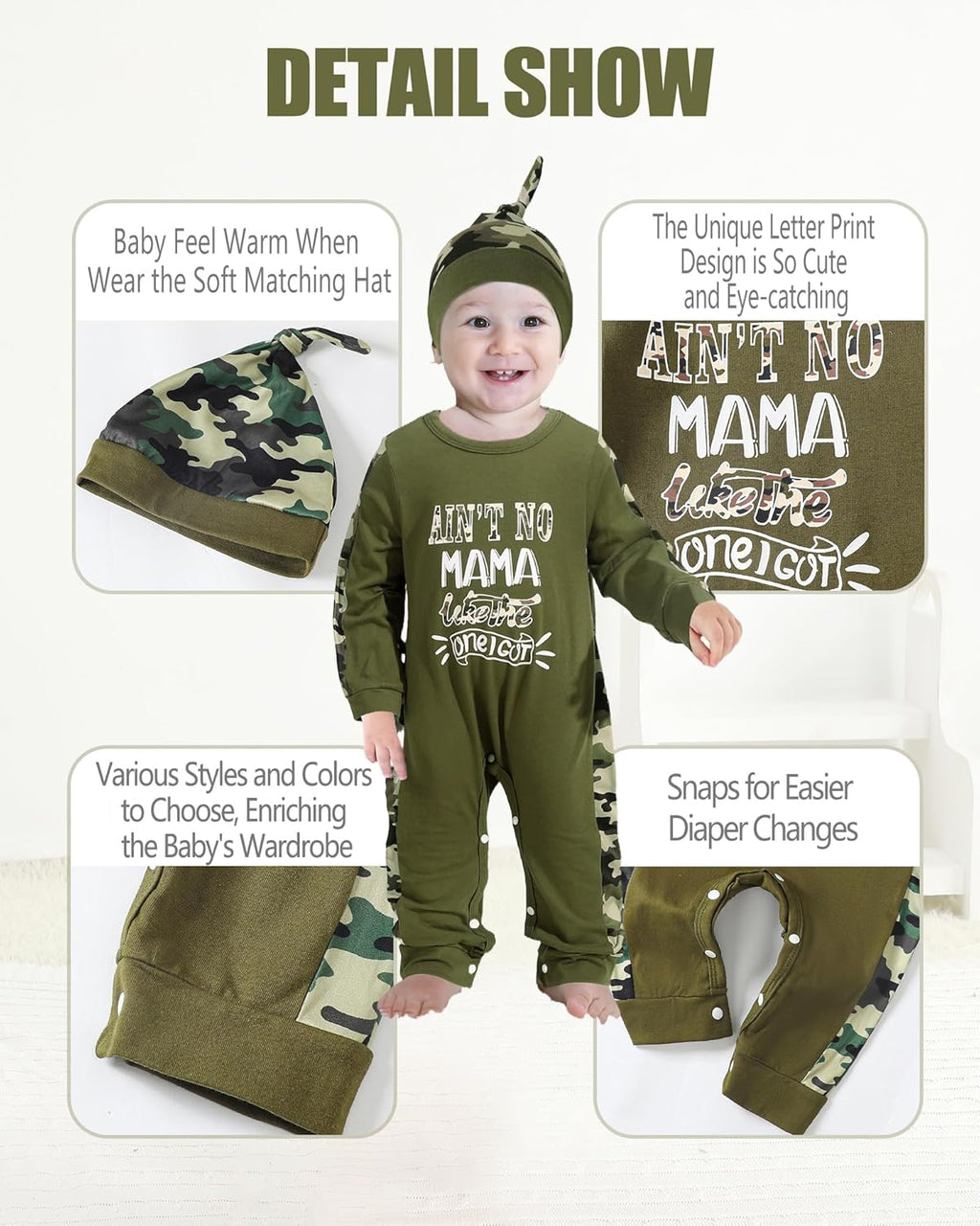 NZRVAWS Baby Boy Clothes Preemie Infant Boy Bear Outfits Jumpsuit Bodysuit Letter Print Romper