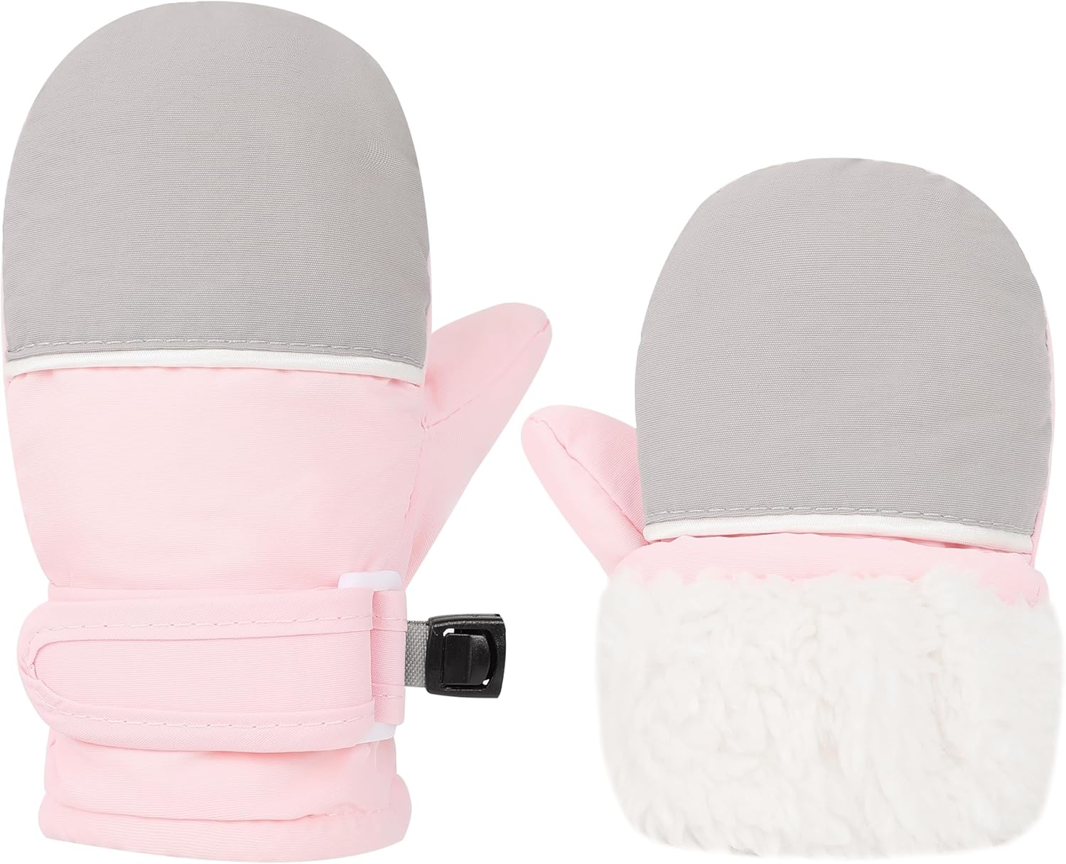 Toddler Gloves Kids Mittens Winter Warm Lined Fleece Gloves Waterproof Snow Baby Mitten for Boys Girls