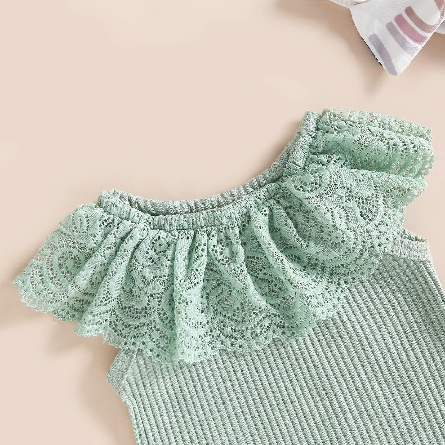 fhutpw Baby Girl Clothes Summer Cute Outfits 3 6 12 18 Months Spaghetti Strap Romper & Floarl Shorts Sets