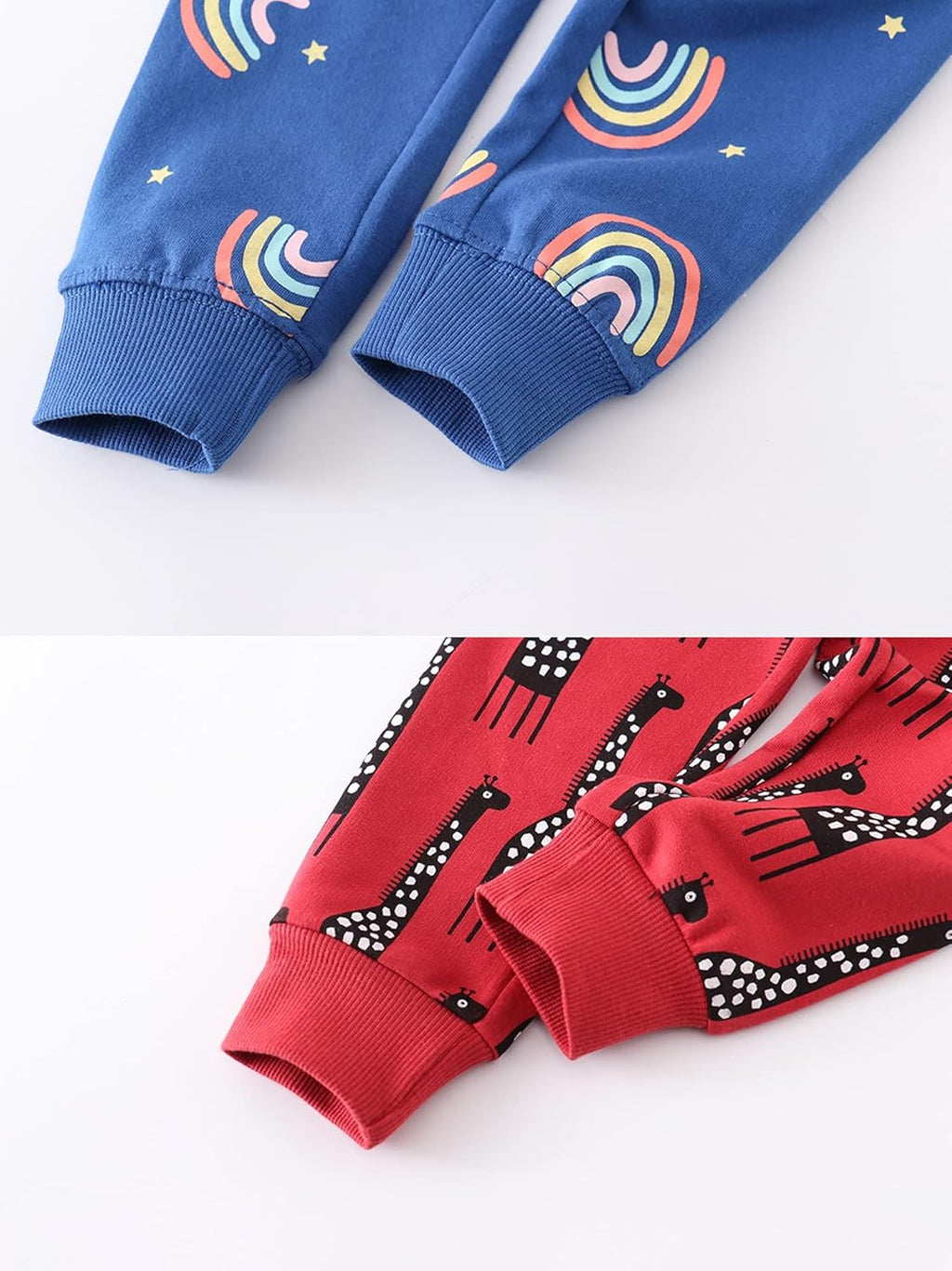 HUAER& Baby Boy's Jogger Pants Dinosaur Car Drawstring Elastic Sweatpants