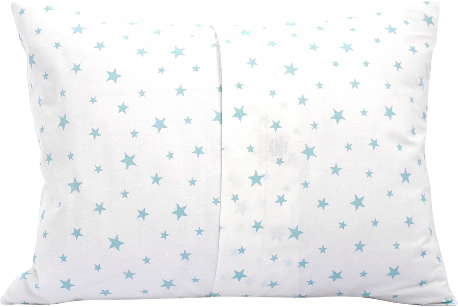 13x18 Pillowcase Children - Star Pillow Case Kids, Toddler Star Pillowcase Cotton, Girl Boys Pillow Cases, Travel Pillow Case Cover - Green Stars