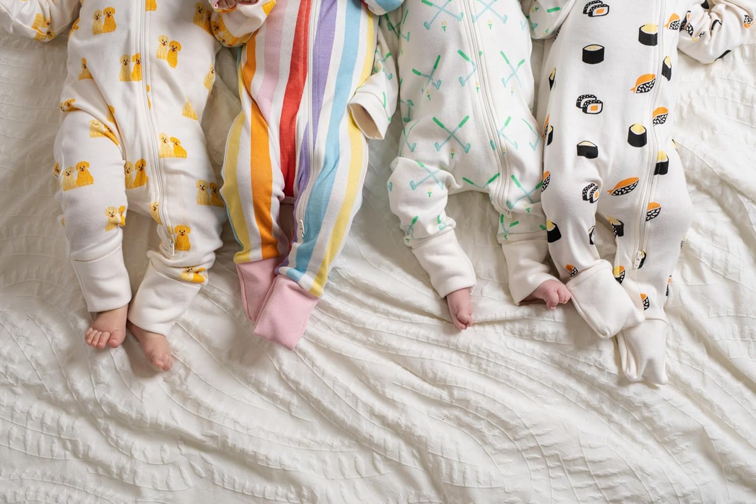 MONICA + ANDY Baby Organic One-Piece Baby Pajamas