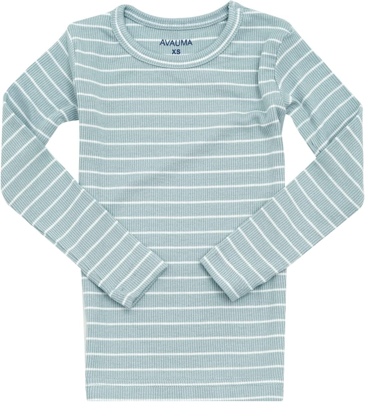 AVAUMA Stripe Pattern Baby Boys Girls Pajama Set Kids Toddler Snug fit Ribbed Sleepwear pjs for Daily Life Style