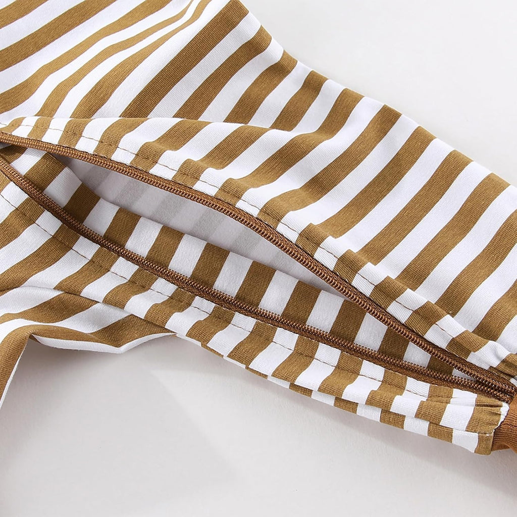 Baby Boy Girl 2 Pack Romper Infant Short Sleeve 2 Way Zipper One Piece Jumpsuits Newborn Clothes 0-24 Months