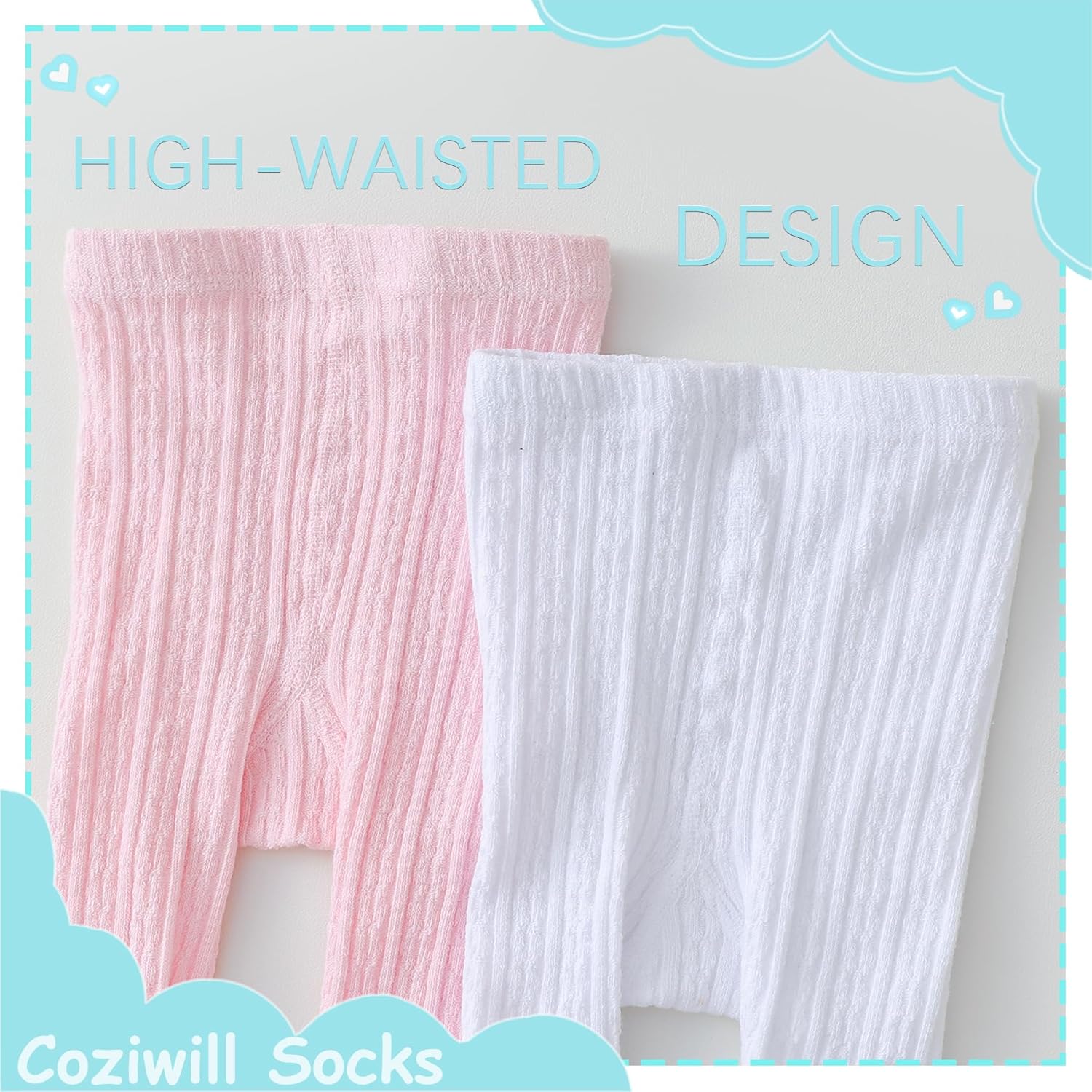 Baby Tights Toddler Stockings Tights Soft Cotton Cable Knit Baby Girl Tight Leggings Newborn Infant 0-4T