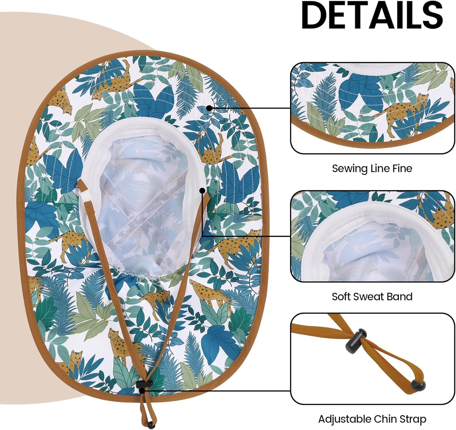 Baby Sun Hat with Neck Flap for Sun Protection Toddler Beach Hat UPF 50+ Outdoors 0-6 Years Boys Girls