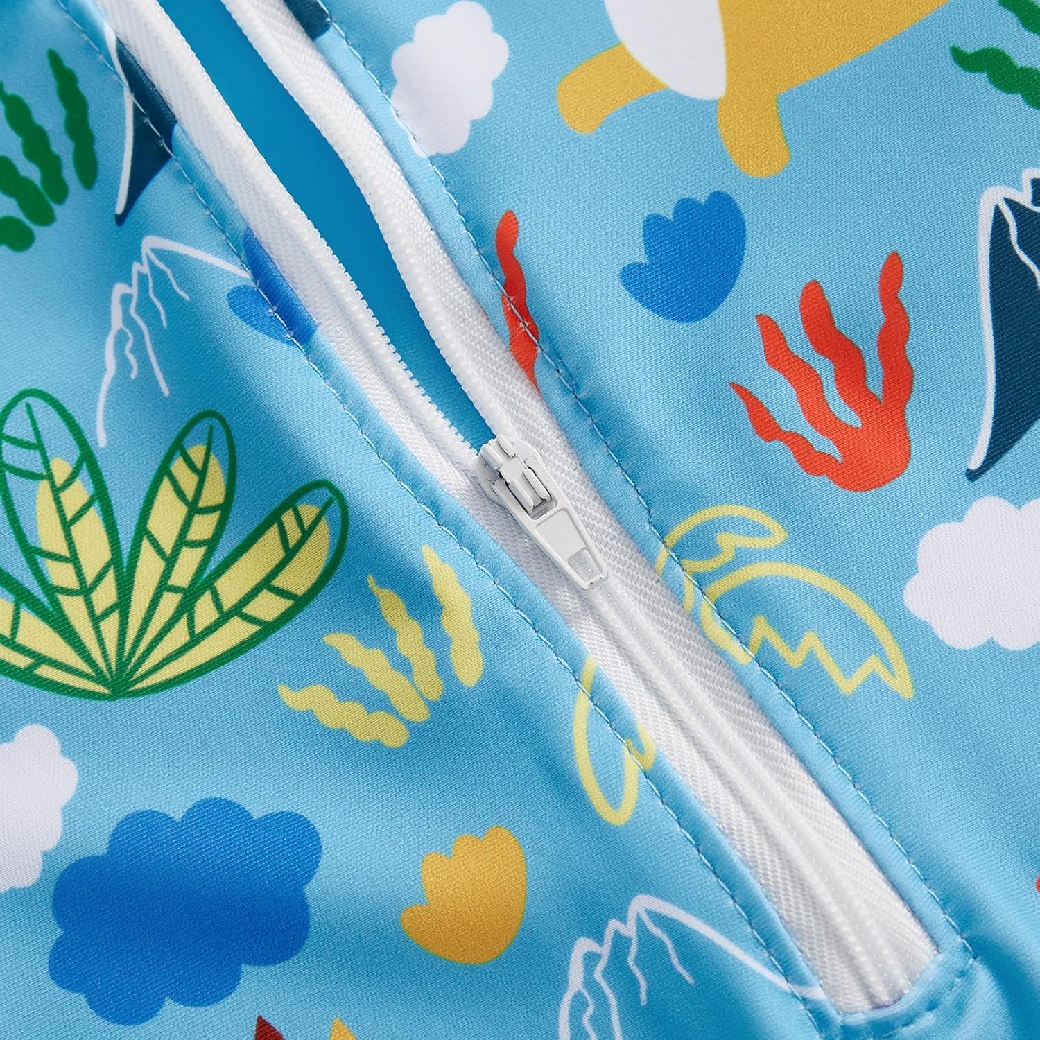 Hnyenmcko Baby/Toddler Boy Rash Guard Swimsuit Long Sleeve One Piece Zipper Swimwear Sunsuit Infant Bathing Suit Beachwear