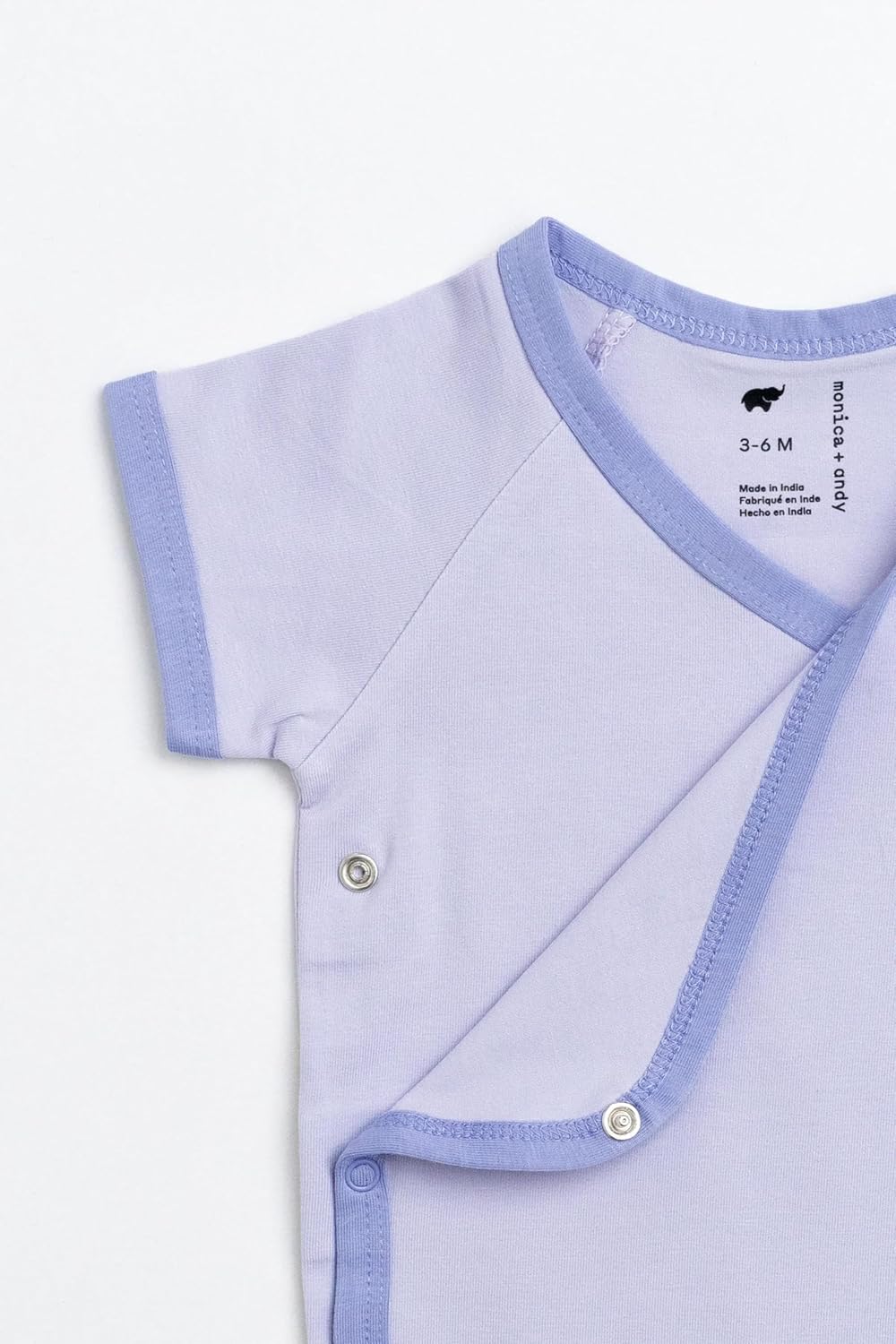 MONICA + ANDY Baby Organic Short Sleeve Lucky Bodysuit