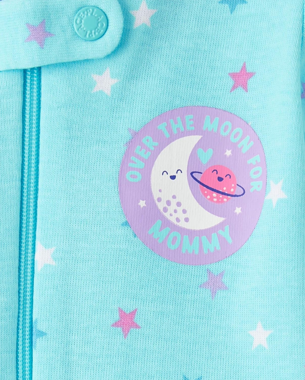 The Children's Place Baby Girl's and Toddler 100% Cotton Long Sleeve Zip Front One Piece Footed Pajamas,Sleep & Play