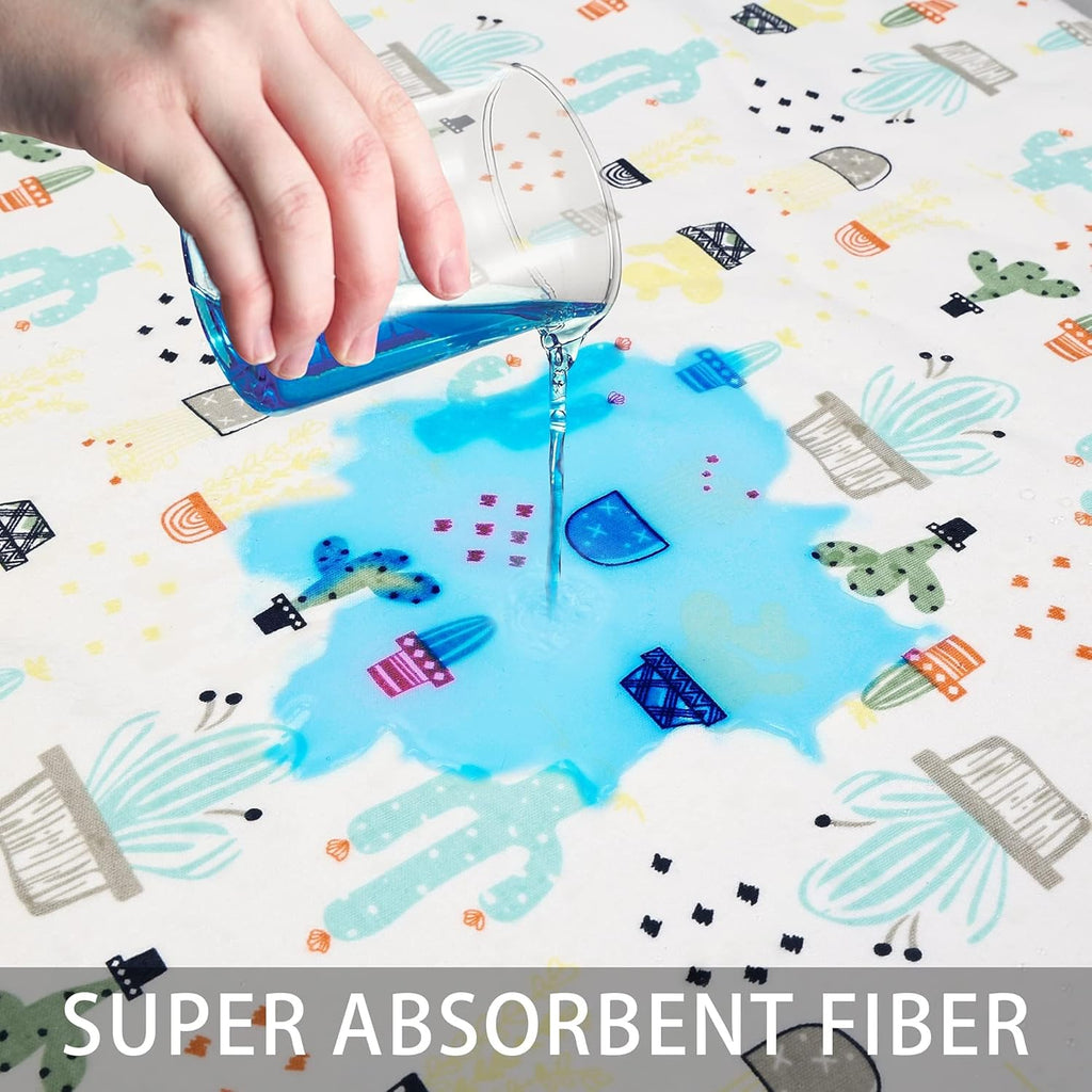 Baby Diaper Changing Pad Liners(22X27.5 inches) Soft Cotton Waterproof Changing Mat for Baby Underpads Mattress Mat Sheet Protector Portable Reusable Urine Pads for Travel Gear Pack of 3