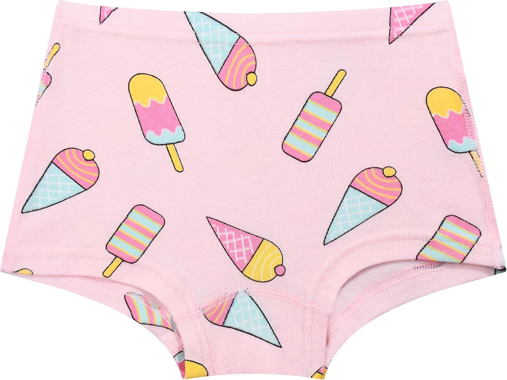 Cczmfeas Girls Hipster Cotton Underwear Boyshort Panties 6 Pack