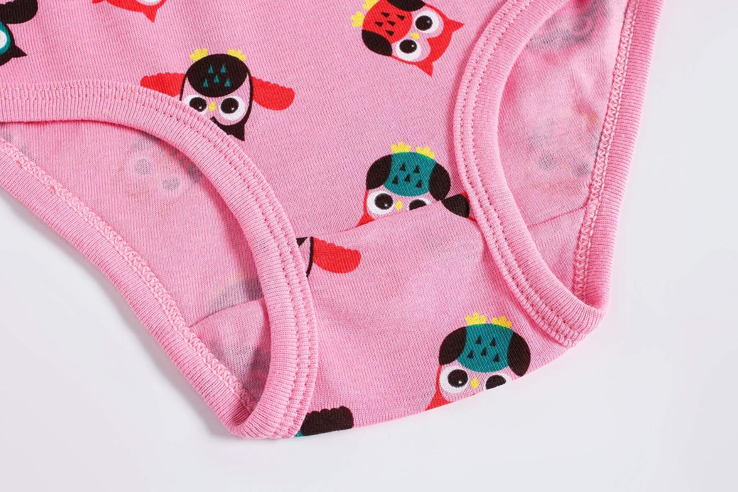 Cadidi Dinos Little Girls' Soft Cotton Underwear Kids Cool Breathable Comfort Panty Briefs Toddler Undies(Pack of 6)