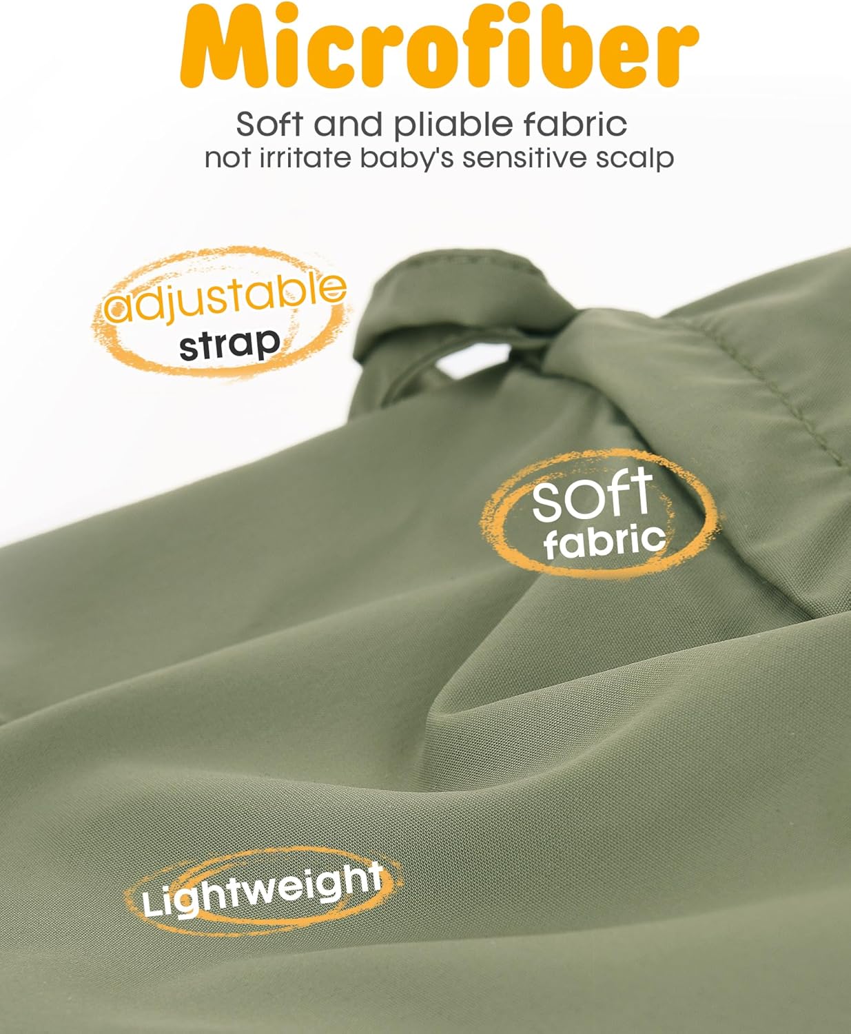 FURTALK Baby Sun Hat Summer Beach Hat UPF 50+ Adjustable Soft Baby Swim Hat with Neck Flap