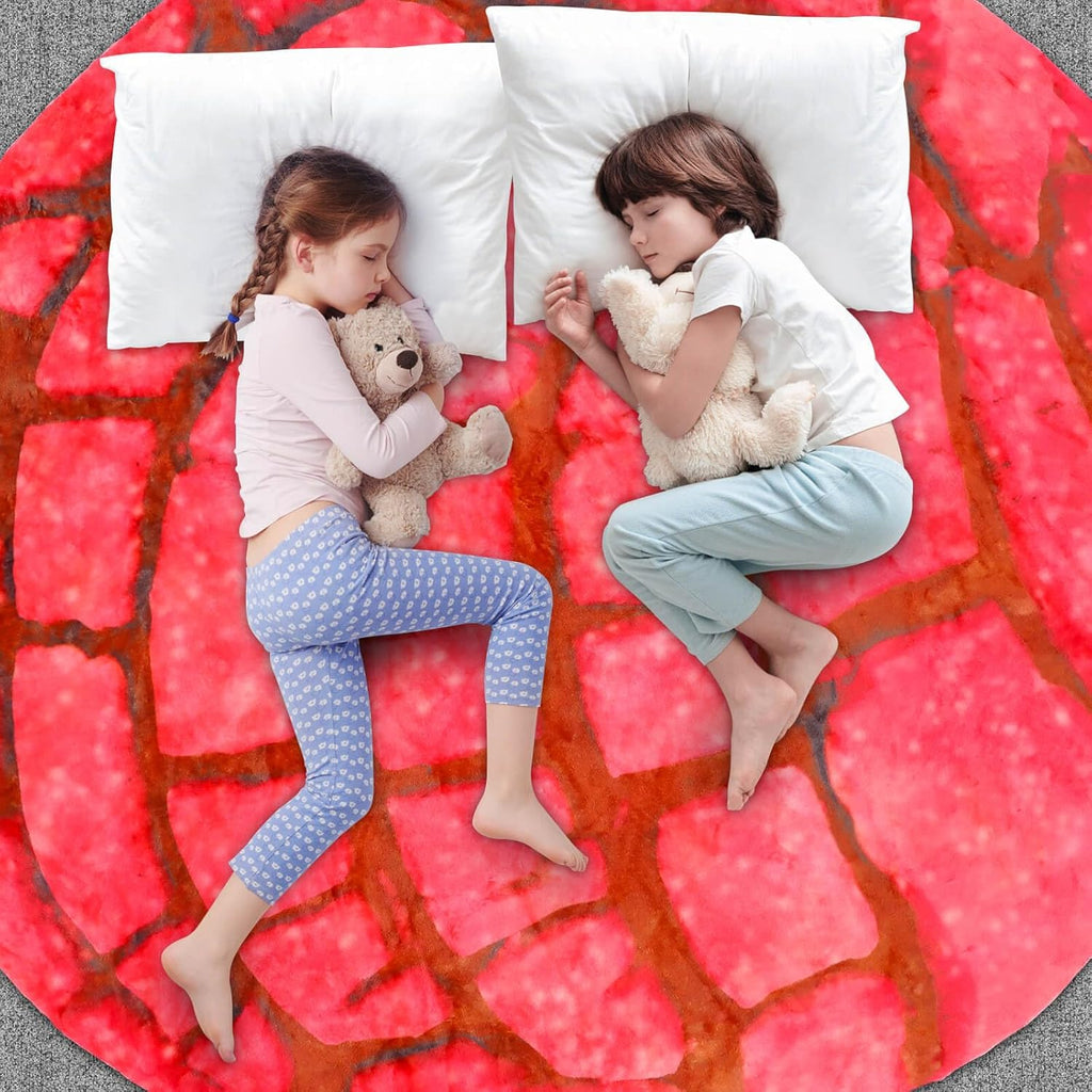 Concha Blanket White Elephant Gifts for Kids Stuff Useful Adults Teenagers Throw Blankets Wrap Boy Girl Party Novelty Gag Pets Soft Fleece Sweet Shell Bread 61in