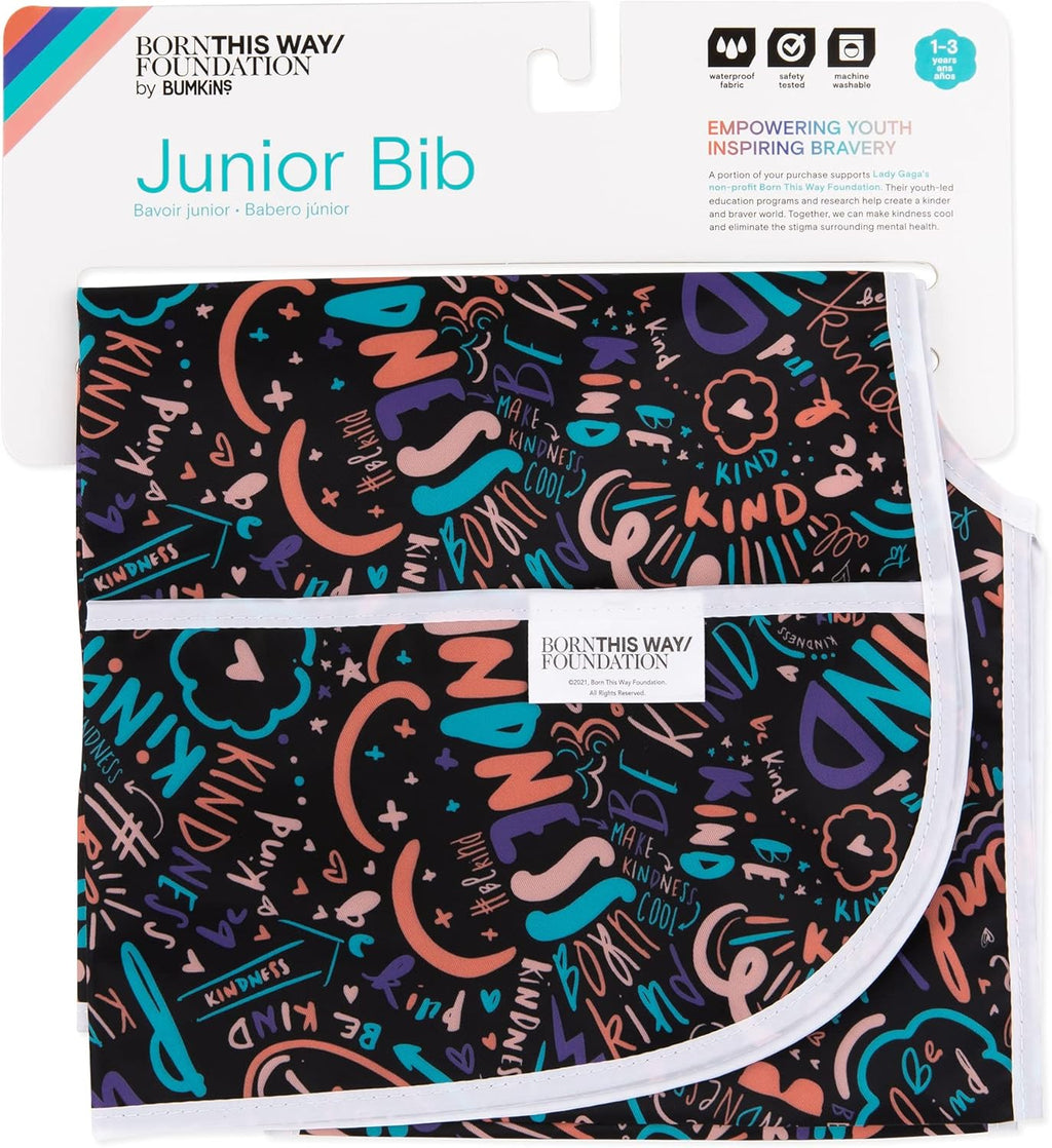 Bumkins Bibs - Toddler Bibs, Waterproof, Large for 1-3 Years, Short Sleeve