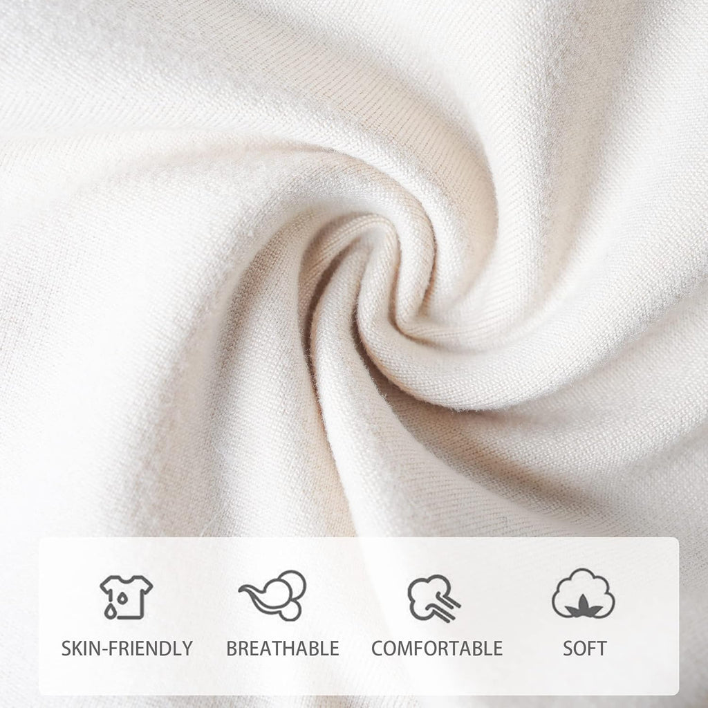 Konssy 6 Pack Baby Newborn Hats Set Knot Beanie Hats Soft for Infant Baby Girls Boys Caps 0-6 Months