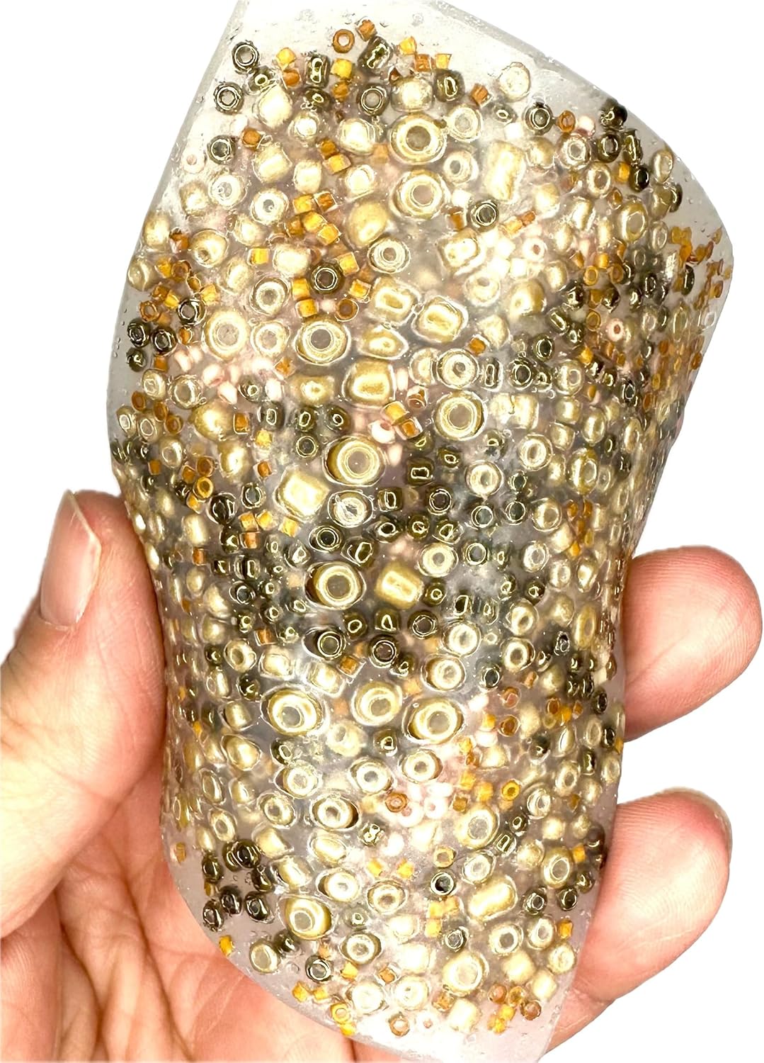 Skin Toned Rectangle Picking Pad Fidget Toy - PICK PALETTE Texture to Pick, Dig and Peel - Skin Toned Filler Teen Gift Idea Popping Picking Toy