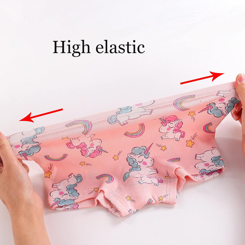 Boboking Soft Cotton Girls' Panties Boyshort Little Girls' Underwear Toddler Undies