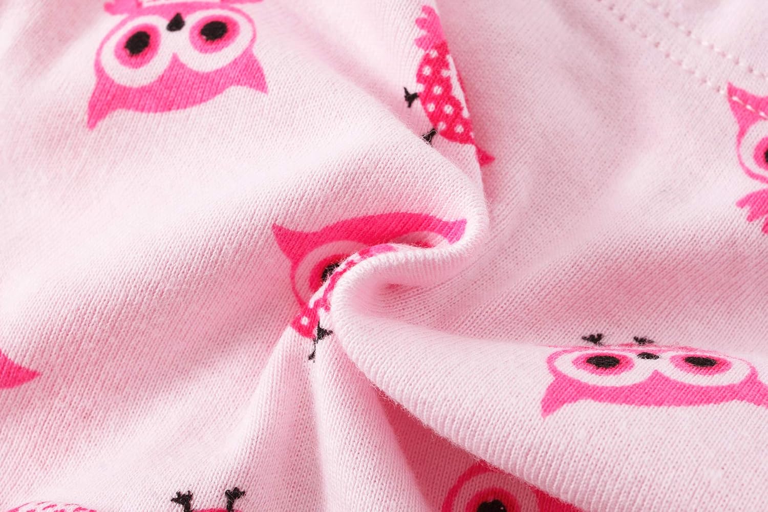 Cadidi Dinos Little Girls' Soft Cotton Underwear Kids Cool Breathable Comfort Panty Briefs Toddler Undies(Pack of 6)