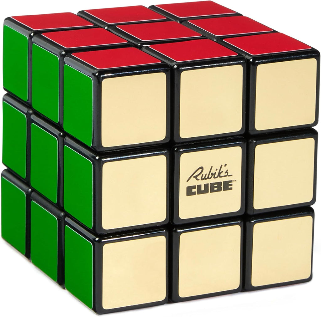 Rubik's Cube, Special Retro 50th Anniversary Edition, Original 3x3 Color-Matching Puzzle Classic Problem-Solving Challenging Brain Teaser Fidget Toy, for Adults & Kids Ages 8+