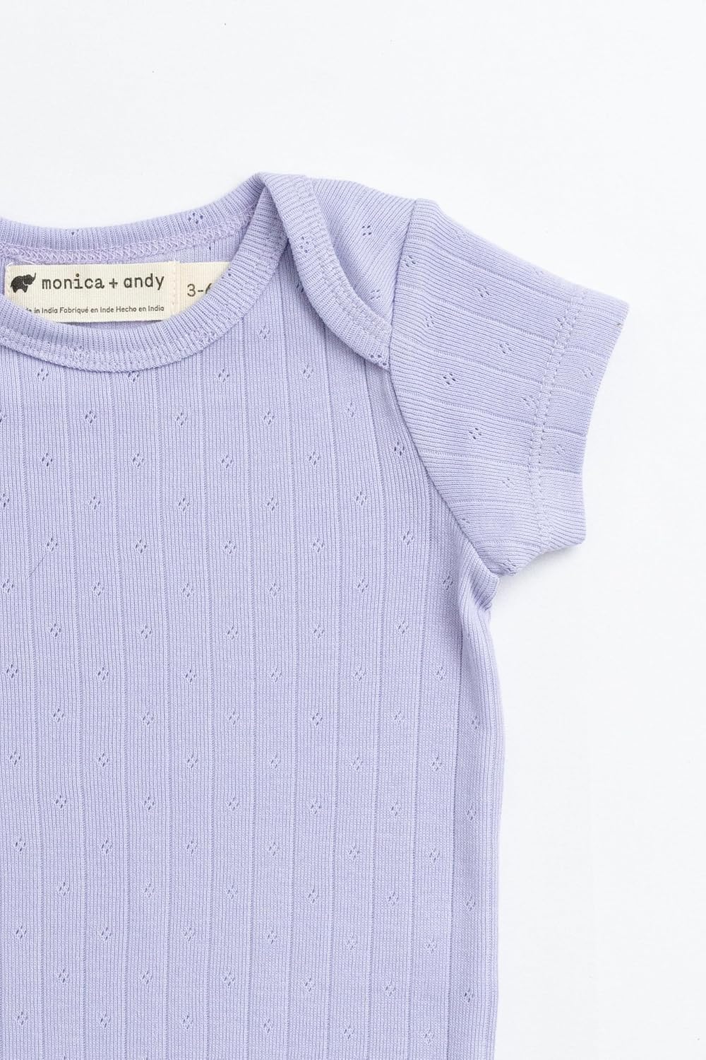 MONICA + ANDY Baby Organic Short Sleeve Jack + Jill Bodysuit