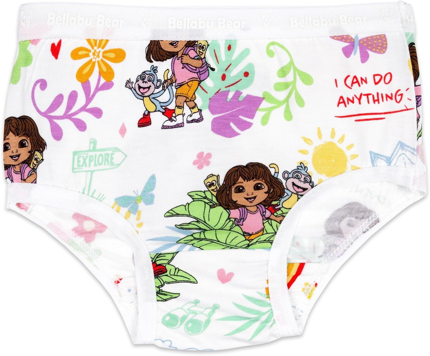 Bellabu Bear Dora Girl's Rayon from Bamboo Underwear 7-Pack