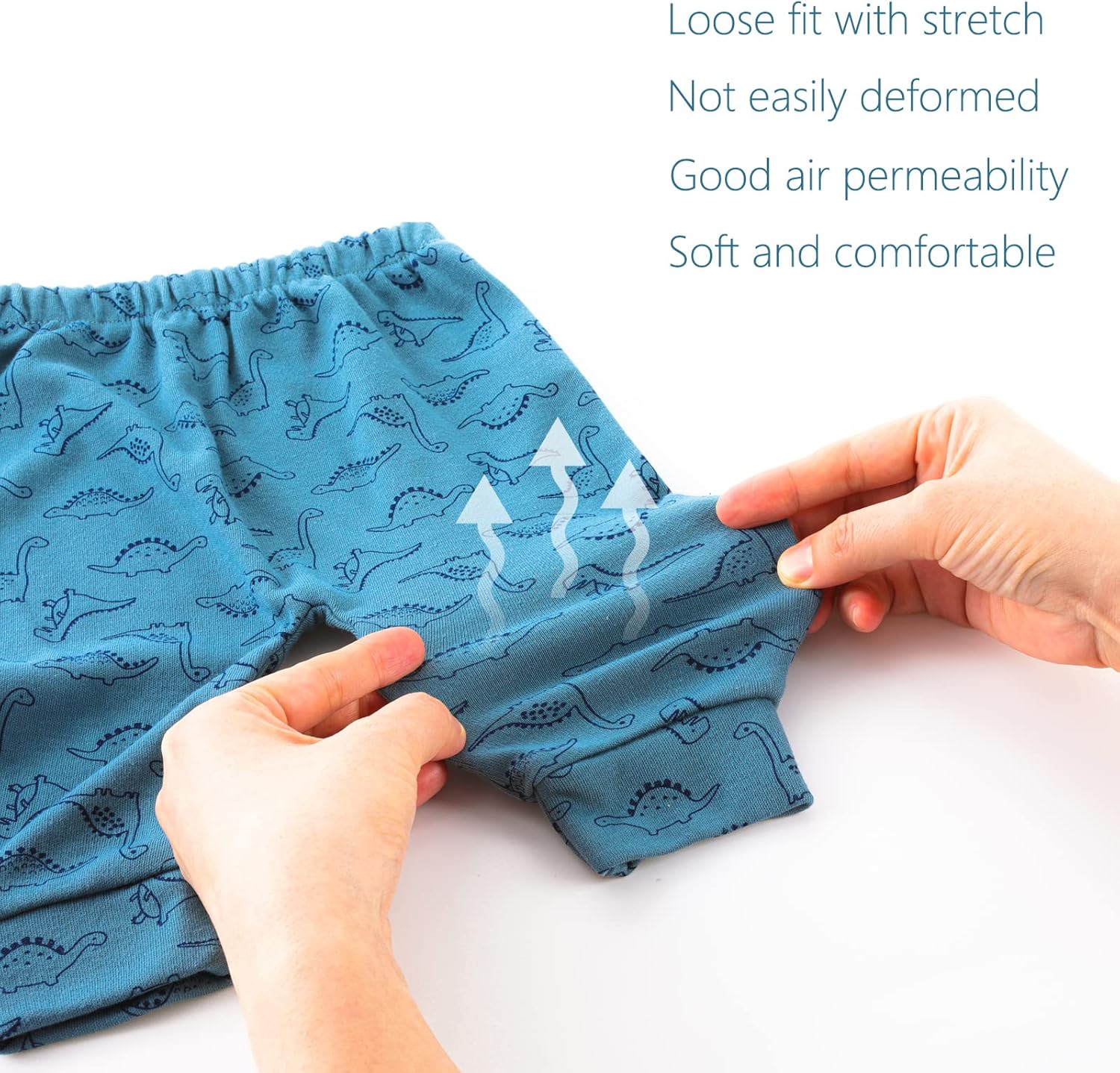 Hakochia Baby Pants for Boys & Girls: 100% Cotton, Soft, Comfy, Ample Diaper Room 0-36 Months