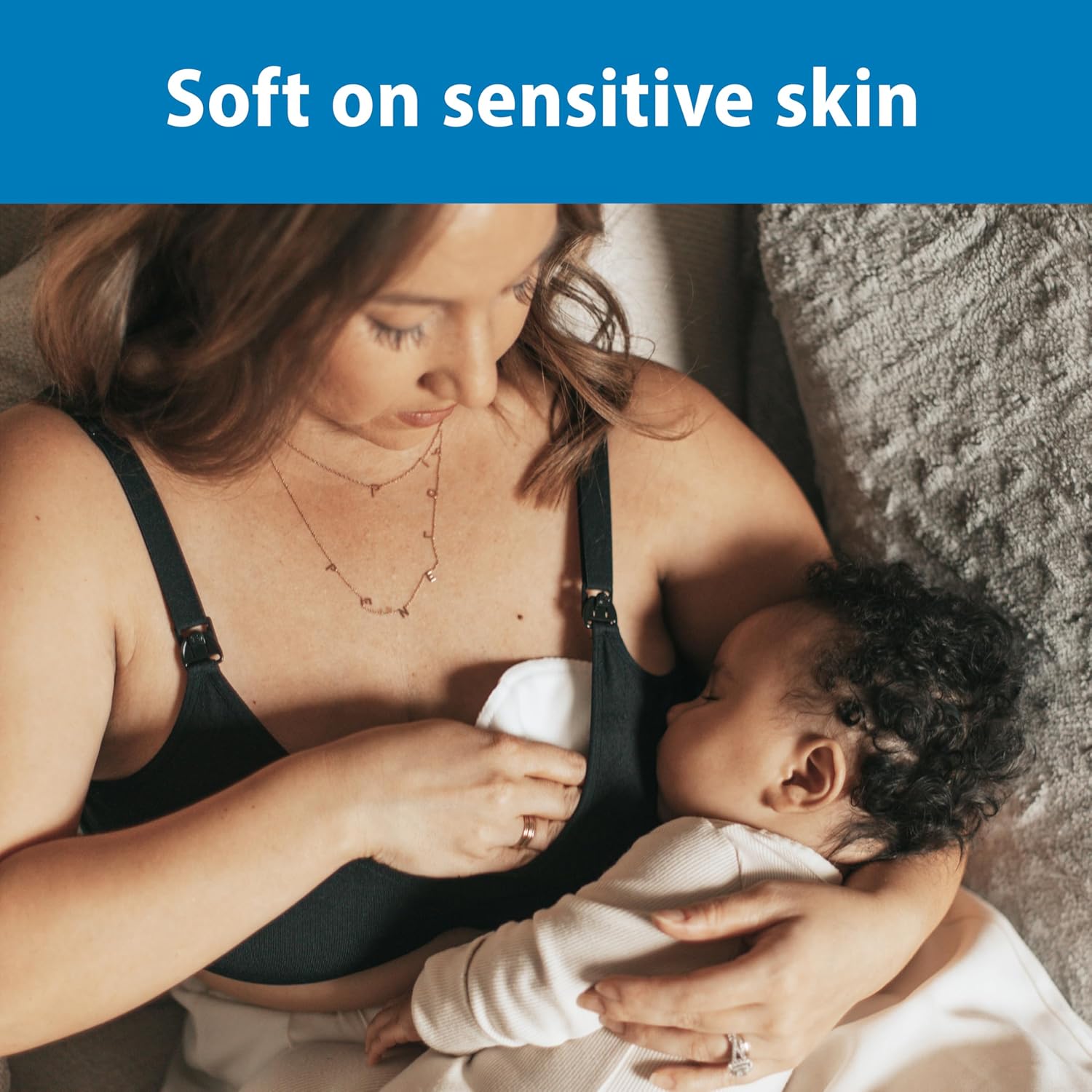 Dr. Brown's Reusable Breast Pads for Breastfeeding, Washable Nursing Pads with Laundry Bag, Day & Night Absorption, 8 Count