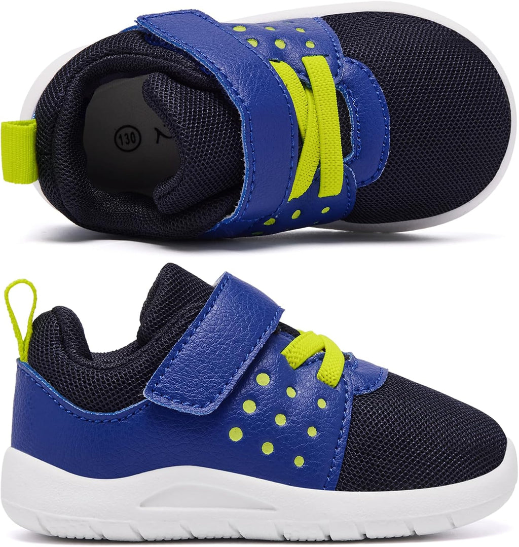 MORENDL Toddler Baby Shoes 0-4 Years Boy Girl Lightweight Breathable Non-Slip Sports Sneakers Running Walking Tennis Barefoot Shoes