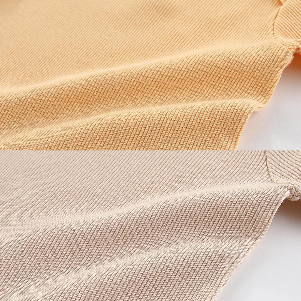 Newborn Baby Boy Girl Short Sleeve Bodysuits Cotton One-Piece Baby Clothes 6-Pack