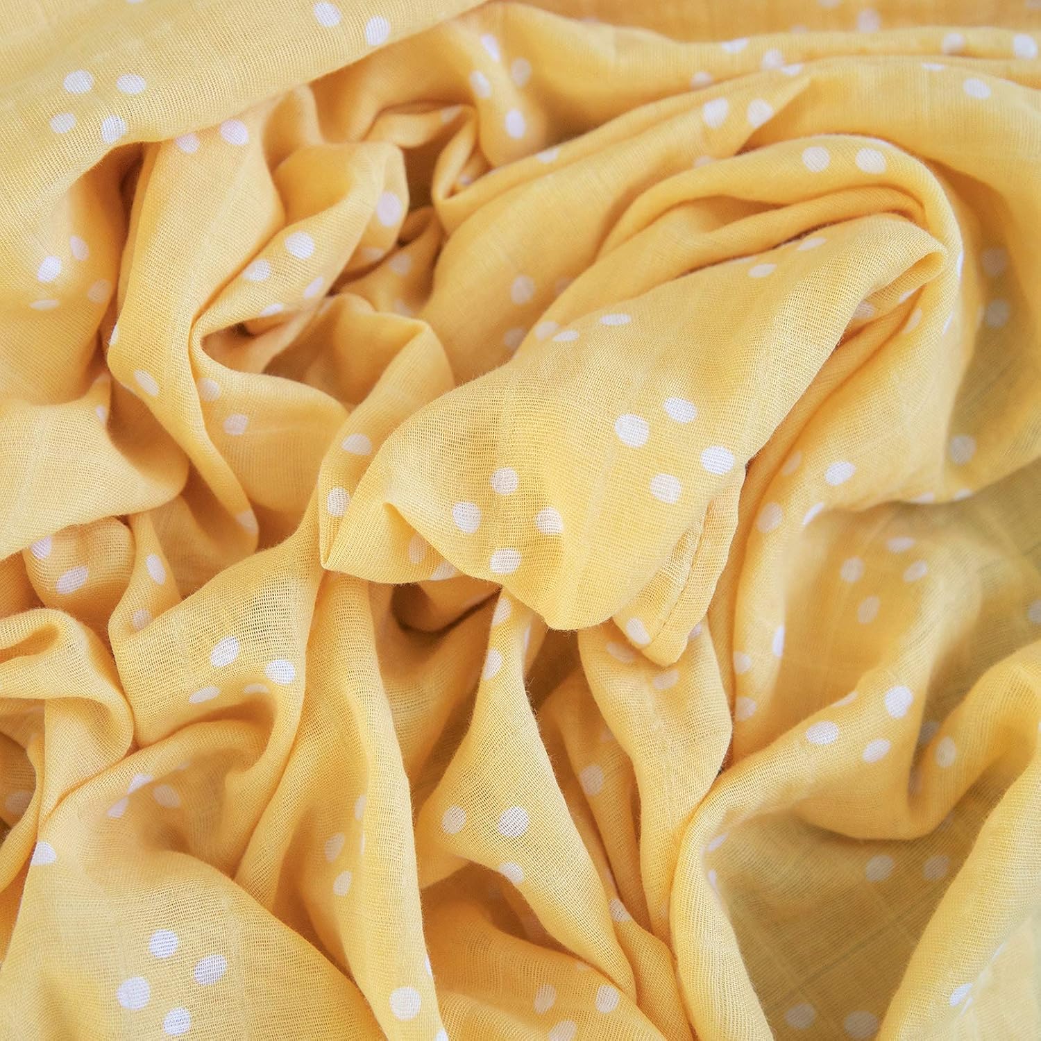 GRACED SOFT LUXURIES Premium Muslin Baby Swaddle Blankets 2 Pack | Large 47 x 47 inch | 100% Cotton Muslin Newborn Infant Swaddle Receiving Blanket Wrap (Floral Burst | Diamond Dot)