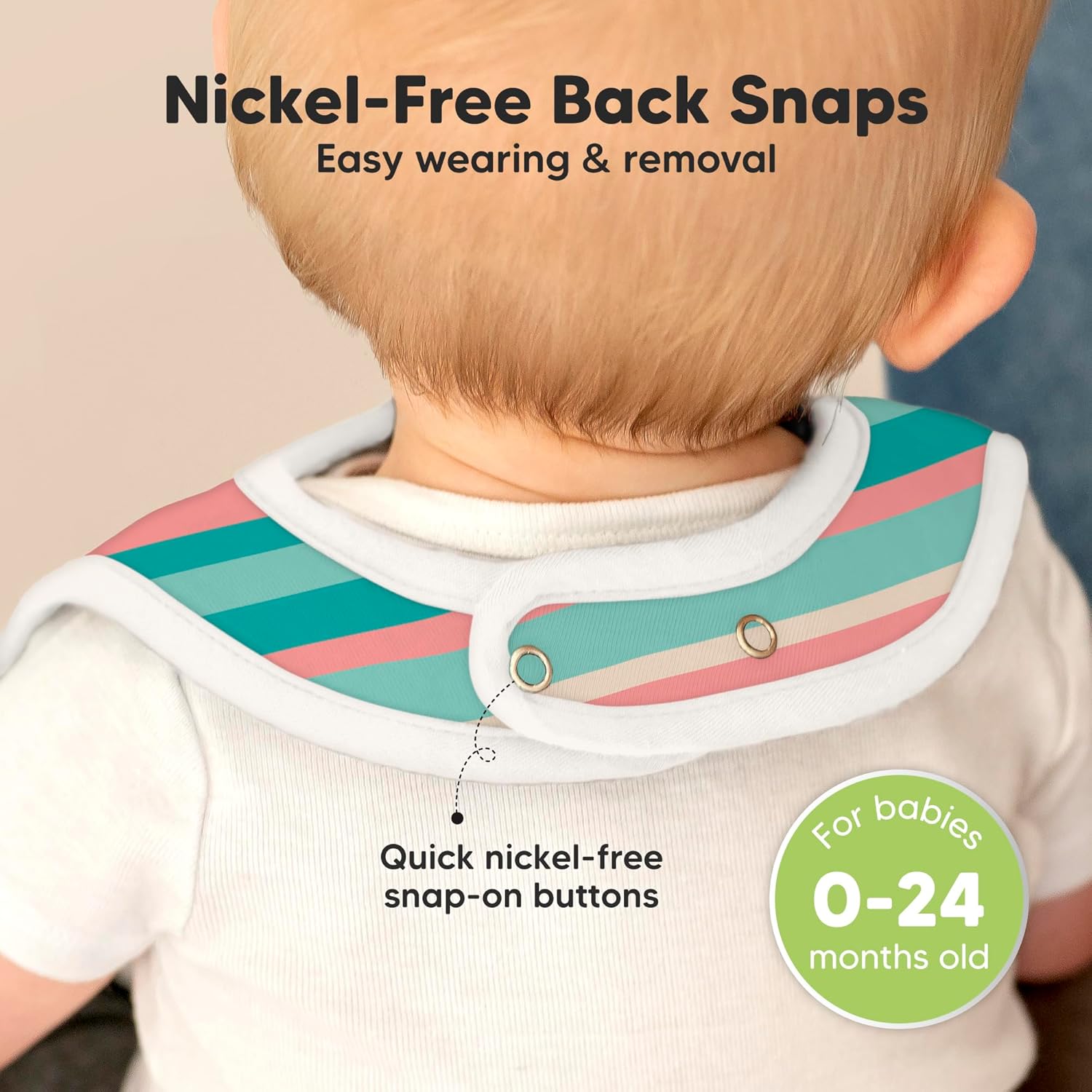 KeaBabies 8-Pack Organic Baby Bibs for Boys, Girls - Super Absorbent Cotton Drool Bibs for Baby Girl & Boy, Teething Toddler, Drooling Newborn, Ultra Soft & Machine Washable (Wildscape)