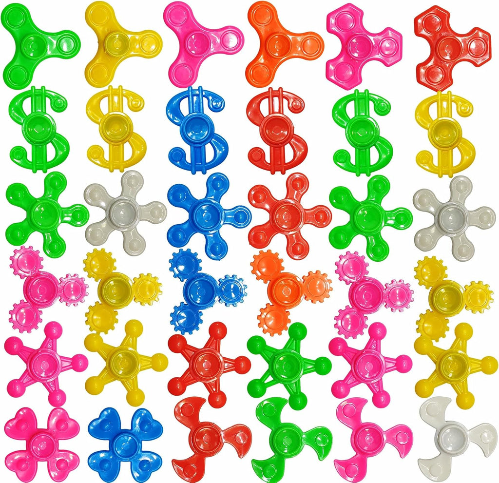 Fidget Spinners Bulk-Mini Fidget Spinner Toys for Kids Teens Adults Birthday Party Favors,Return Gifts,Goodie Bags Stuffers,Party Games,Classroom Rewards Carnival Prizes (36)