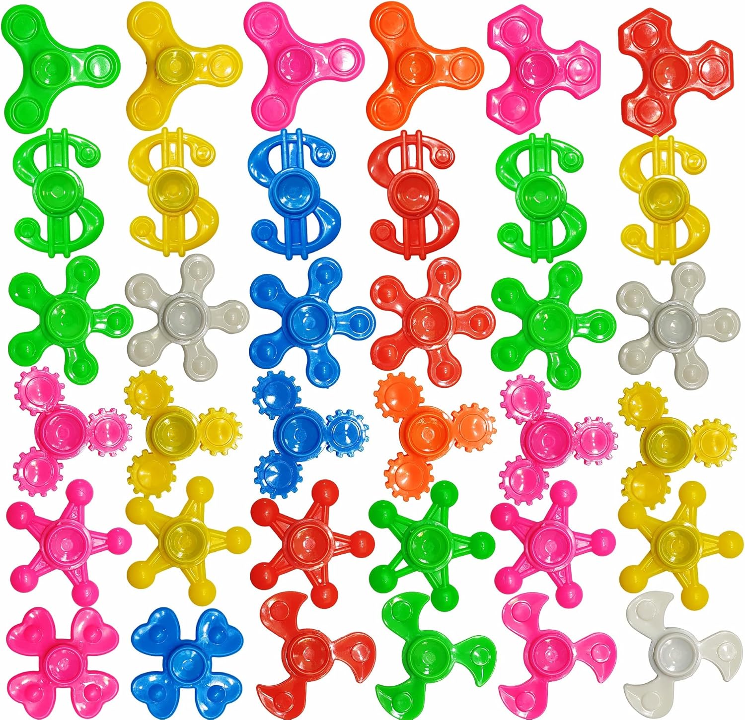 Fidget Spinners Bulk-Mini Fidget Spinner Toys for Kids Teens Adults Birthday Party Favors,Return Gifts,Goodie Bags Stuffers,Party Games,Classroom Rewards Carnival Prizes (36)