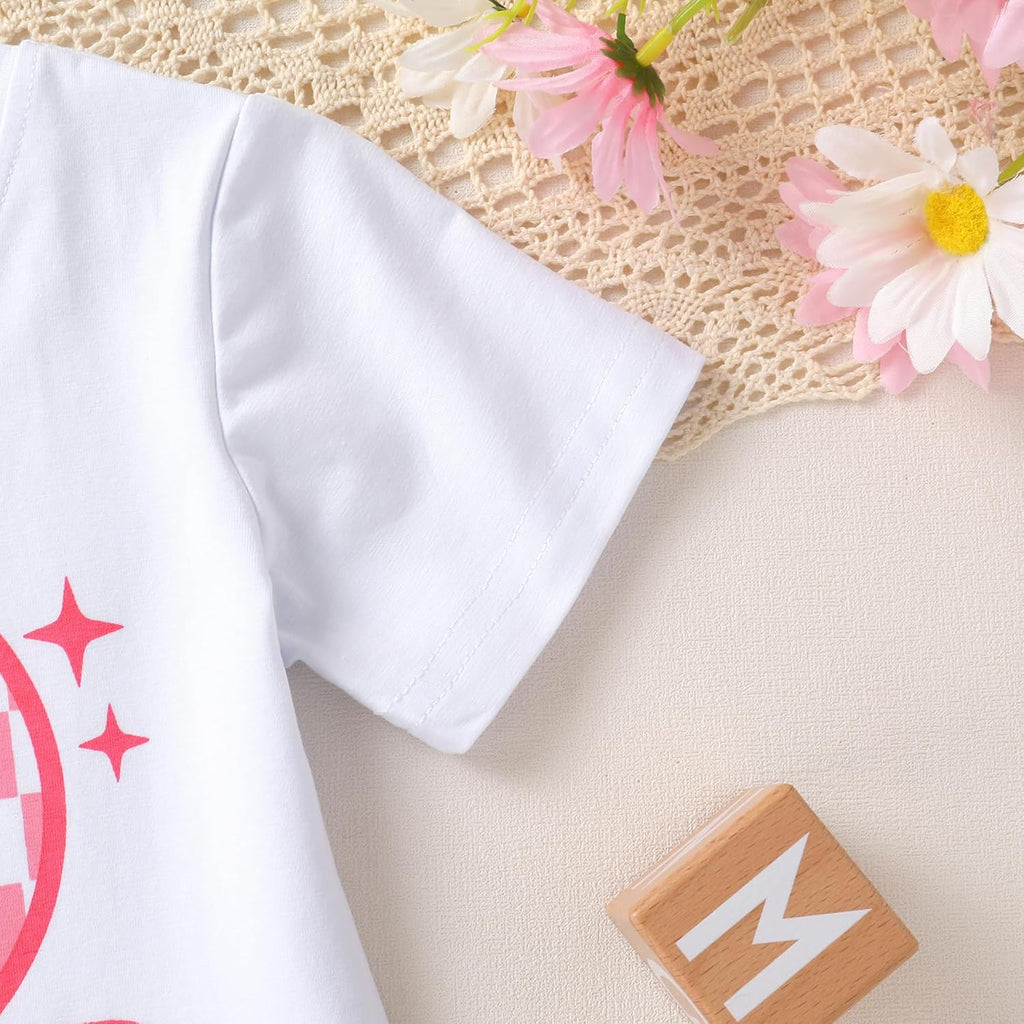 Happy Town Toddler Clothes Baby Boy Girl Smiley Face Shirt Short Sleeve T-Shirt Tee Summer Tops Outfits