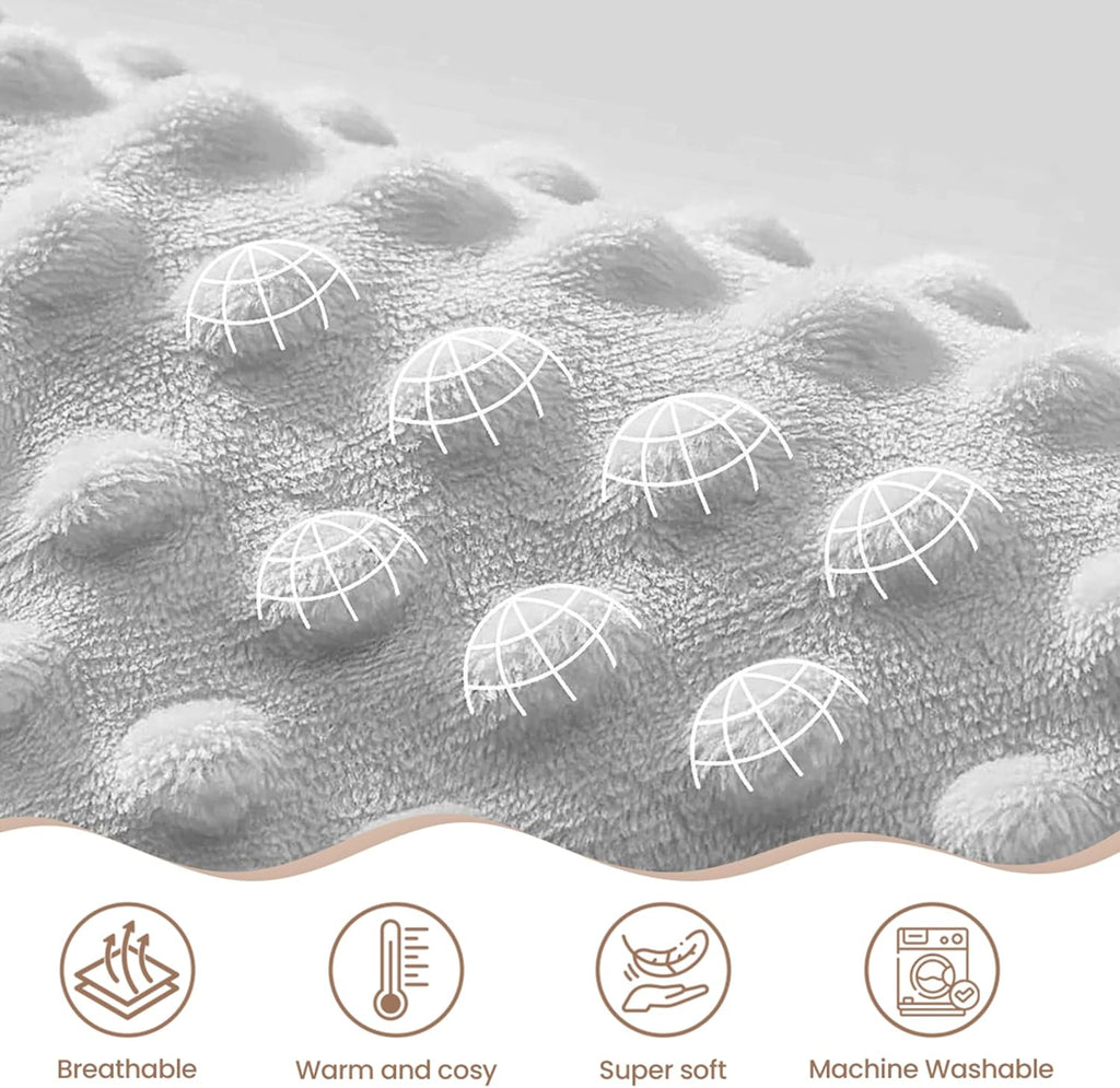 SANDJEST Kid Blanket for Boys with Double Layer Dotted Backing - Arrows Printed 30 x 40 Receiving Blankets Kids Gift for Birthday