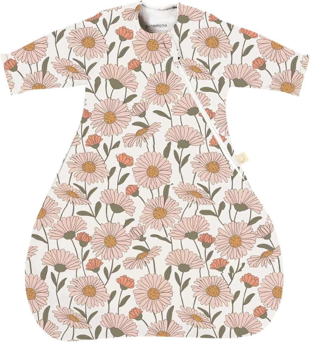 GUNAMUNA Unisex Baby Transitional Swaddle Bag, Easy Diaper Change Zipper, for Toddlers and Infants 3-6 Months, 0.5 TOG