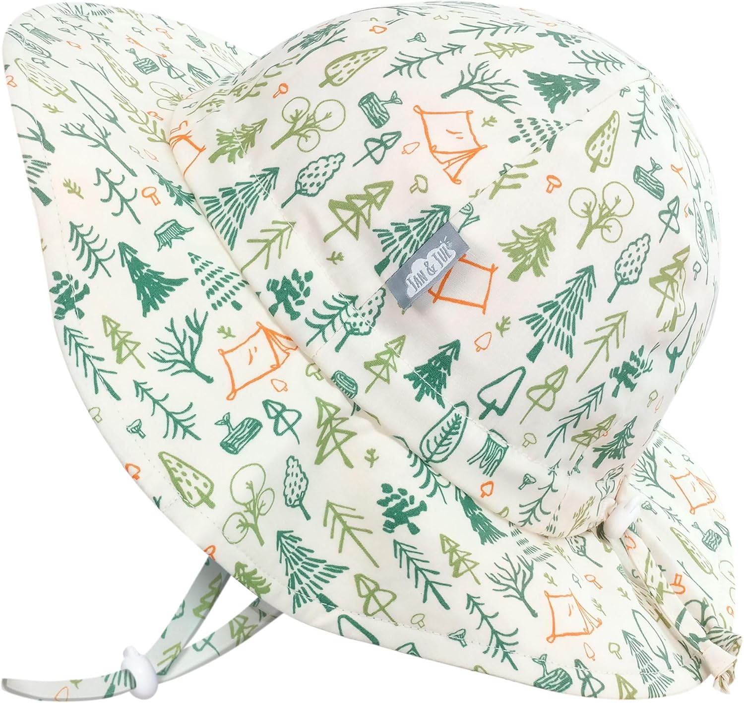 JAN & JUL Adjustable Cotton Floppy Sun Hat with 50+ UPF Protection for Boys
