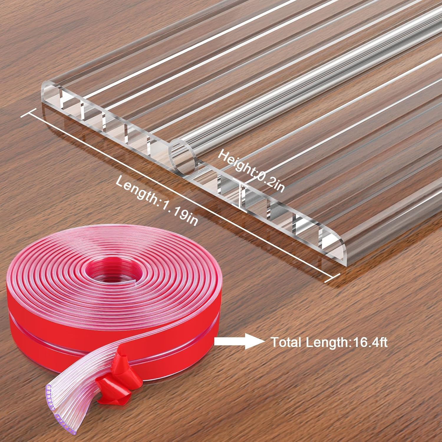 Baby Proofing 16.4ft Long (1.19" Wide) Corner Protector Baby Corner Guards Furniture Corner & Edge Safety Bumpers Clear Baby Proofing Bumper Cushion for Table Furniture Sharp Corners