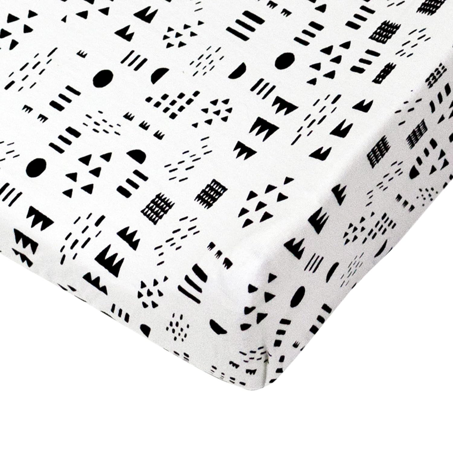 HonestBaby Organic Cotton Changing Pad Cover, Pattern Play, One Size