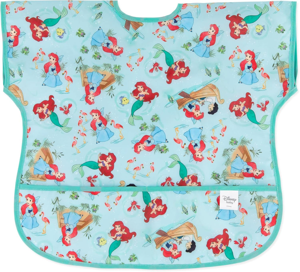 Bumkins Bibs - Toddler Bibs, Waterproof, Large for 1-3 Years, Short Sleeve