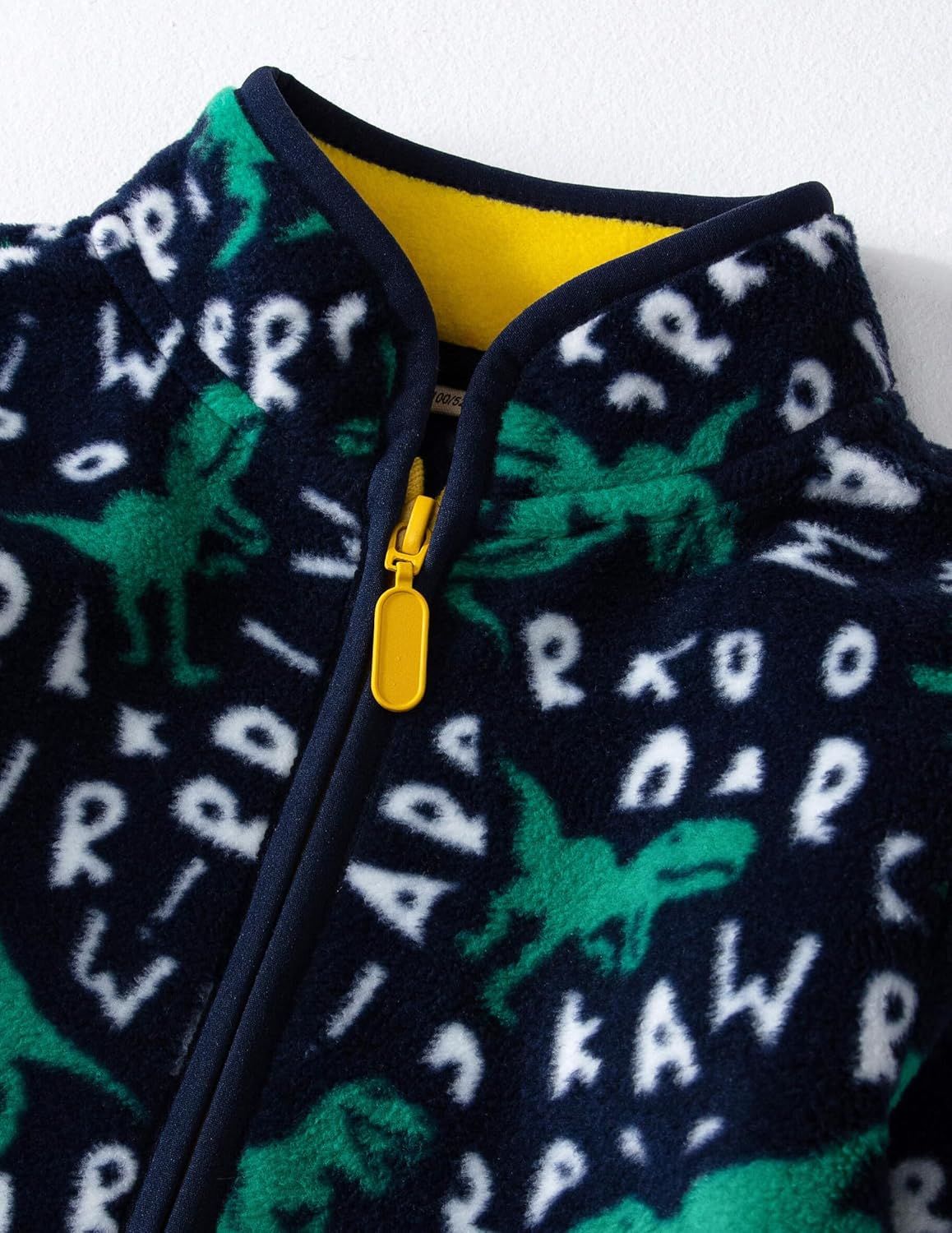 Kids Printed Polar Fleece Jacket Toddler Baby Boys Girls Autumn Winter Warm Sherpa Lining Outerwear Soft Lightweight